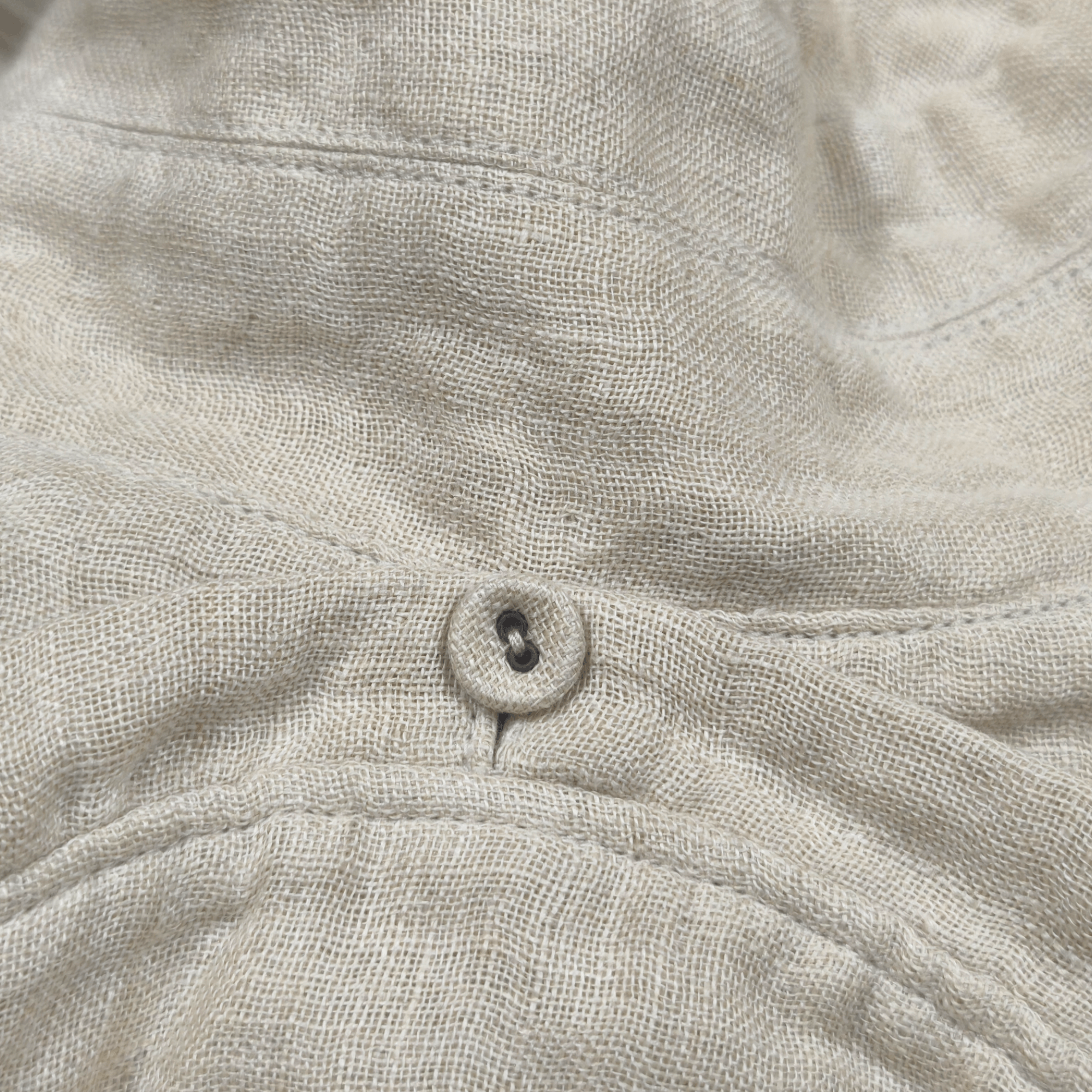 Yohji Yamamoto Vintage 90s Y’s for Living Yohji Yamamoto Linen Bucket Hat Size ONE SIZE - 7 Thumbnail