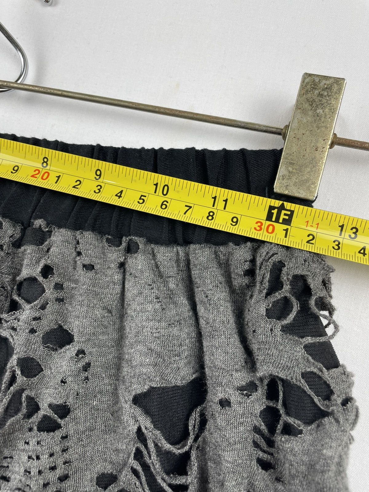 Other Devil Fashion Tattered Gothic Skirt Creepy Nightshade Model Size 24" / US 00 / IT 34 - 13 Thumbnail