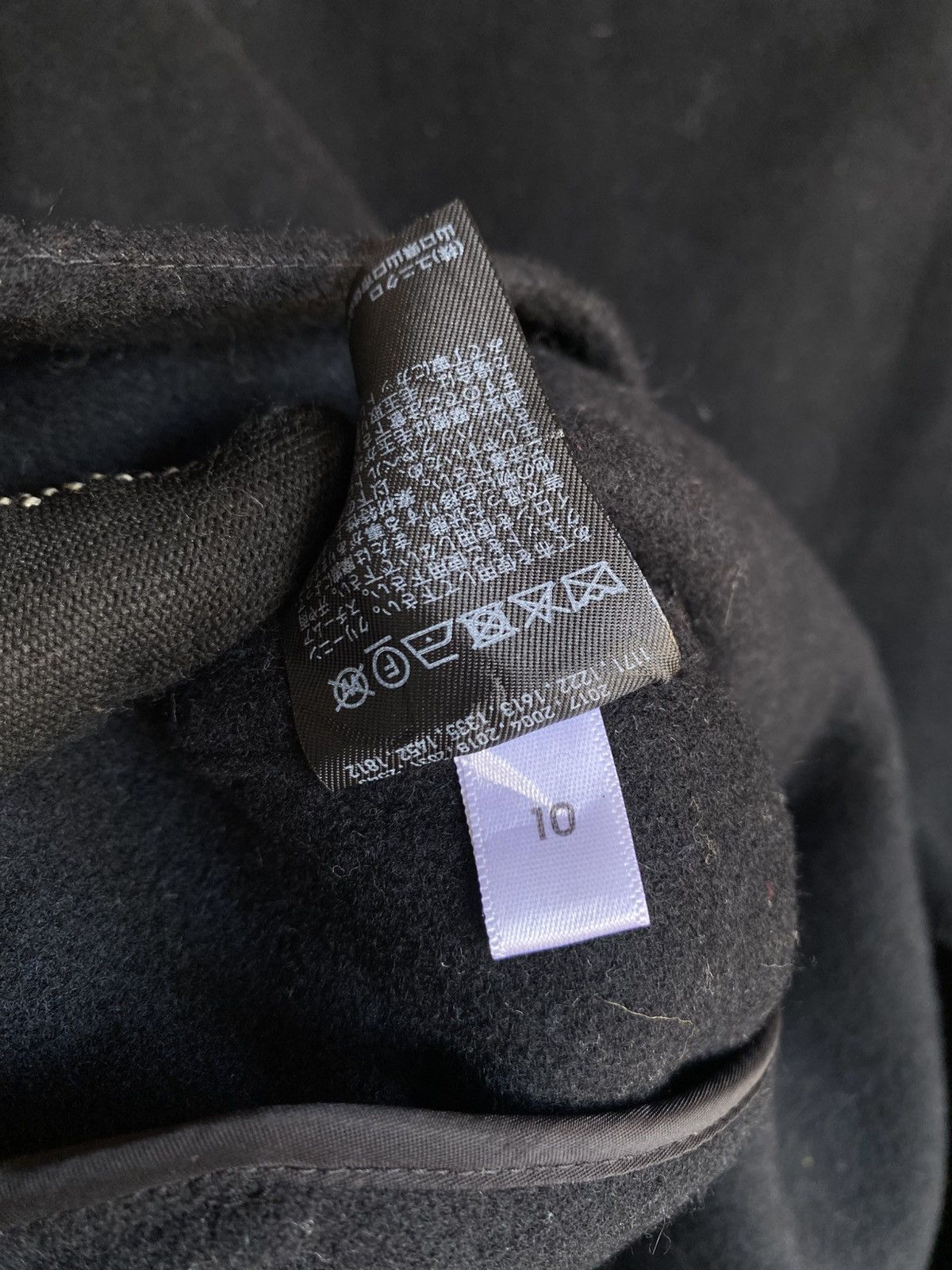 Uniqlo Uniqlo X Jil Sander Black Wool Blend Short Coat – Minimalist Size M / US 6-8 / IT 42-44 - 11 Thumbnail