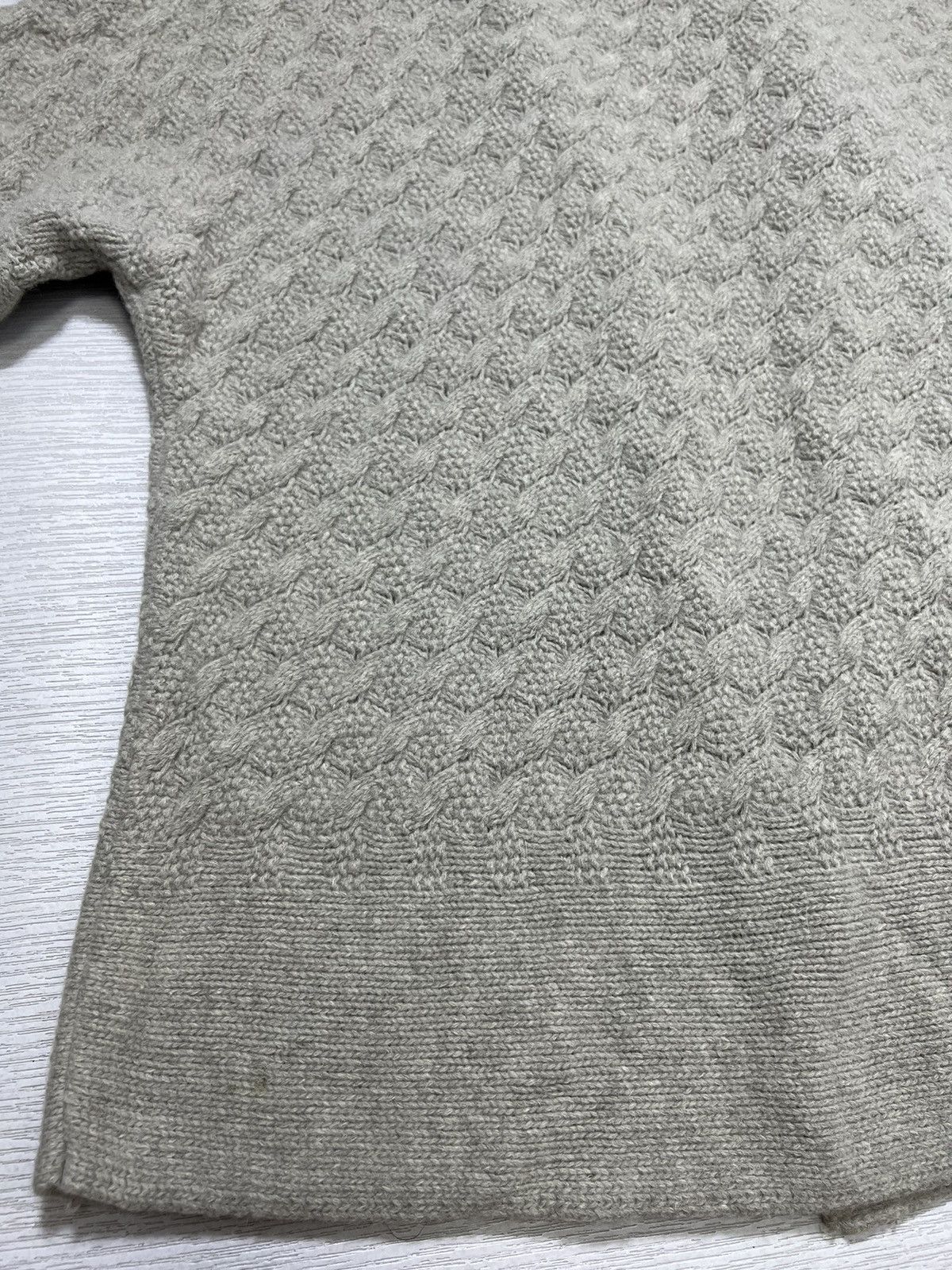 Number (N)ine Number (N)ine - FW 08’ Cable Knit Short Sleeve Cardigan Size US M / EU 48-50 / 2 - 15 Thumbnail