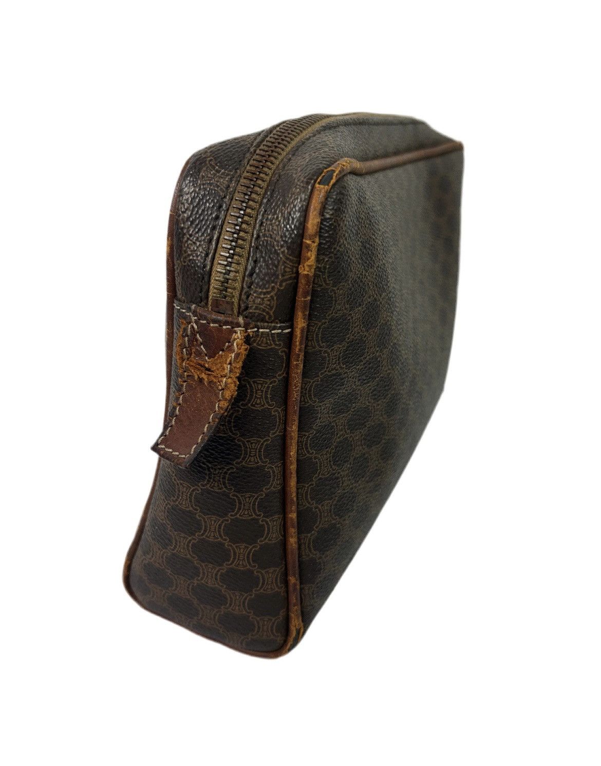 Celine Celine Macadam Leather Clutch Bag Size ONE SIZE - 5 Thumbnail
