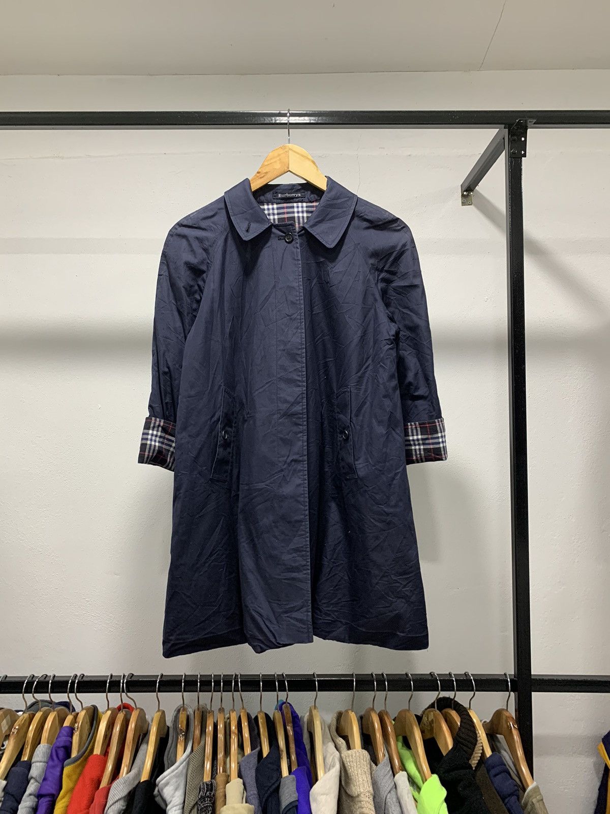 Burberry × Designer × Vintage Vintage Burberry Novacheck Coat Size M / US 6-8 / IT 42-44 - 2 Thumbnail