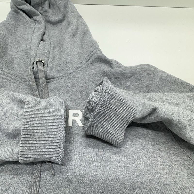 Burberry Burberry Gray Logo Print Sweatshirt for Men 0079 Size US XL / EU 56 / 4 - 1 Thumbnail