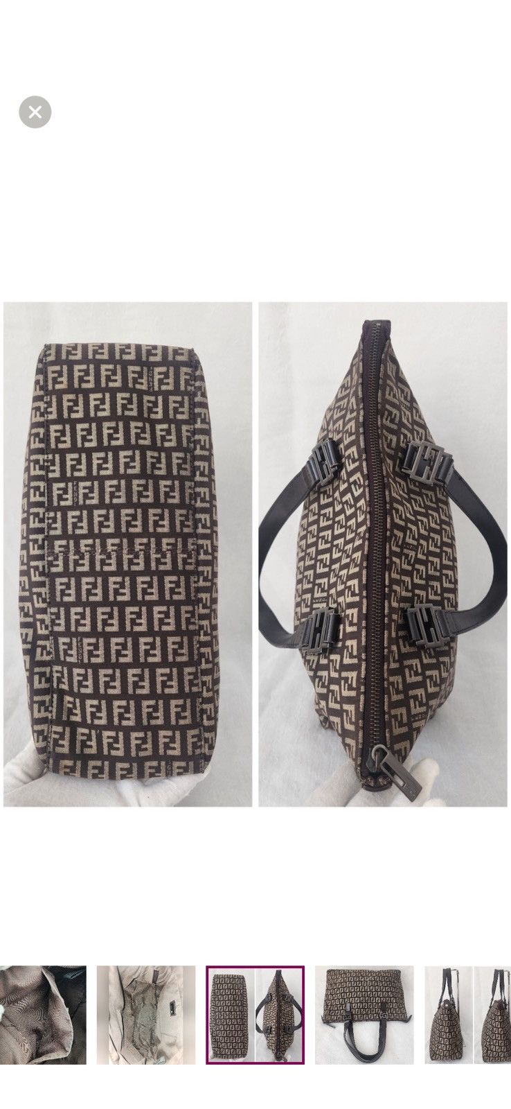 Fendi Fendi Zucchino Tote Bag Size ONE SIZE - 9 Thumbnail