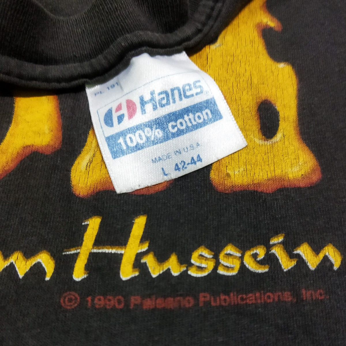 Other Early 1990s Saddam Hussein Tee Size US L / EU 52-54 / 3 - 3 Thumbnail