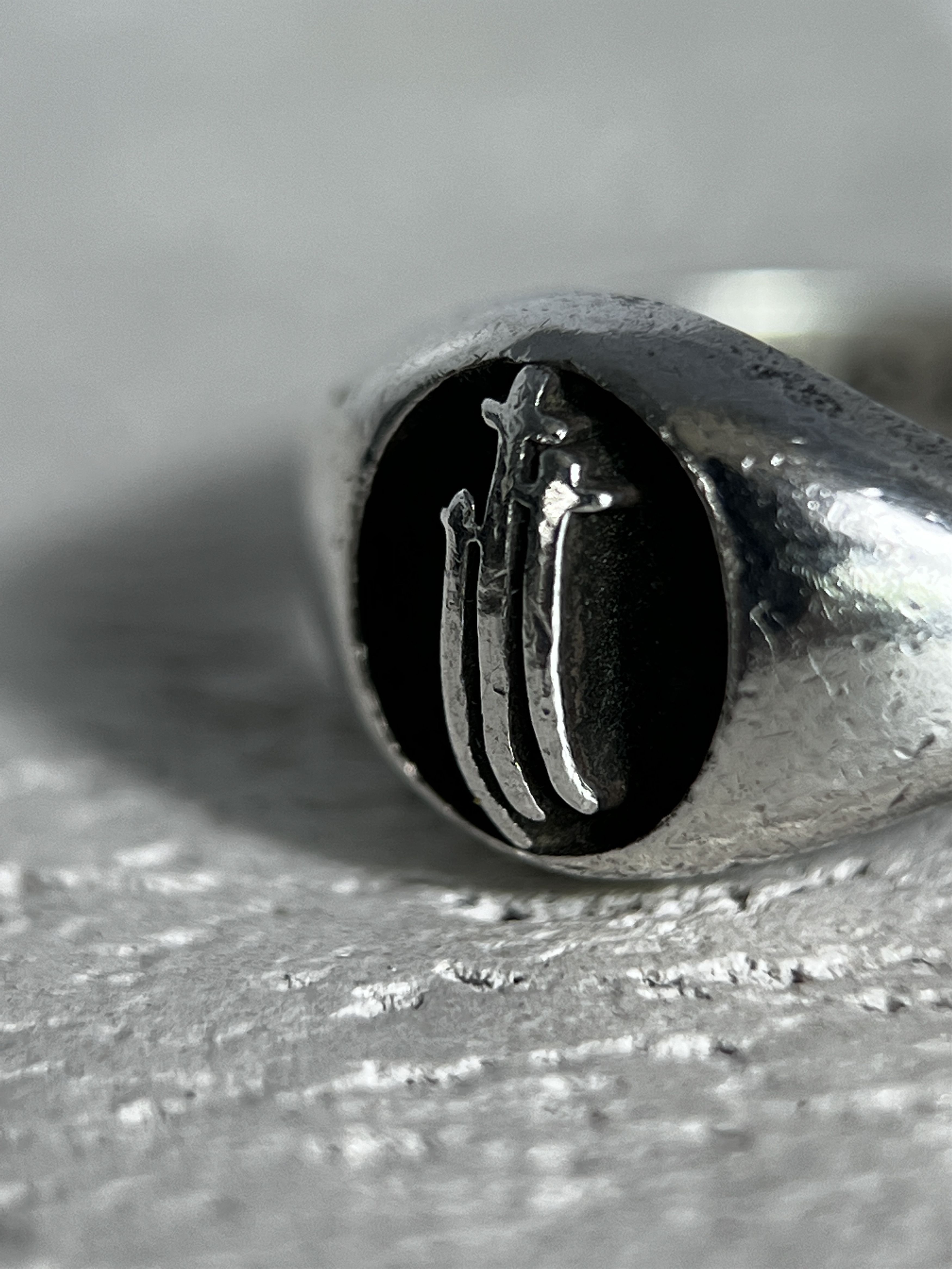 Chrome Hearts Chrome Hearts Triple Sword Signet Ring Silver 925 US7.5 Size ONE SIZE - 10 Thumbnail