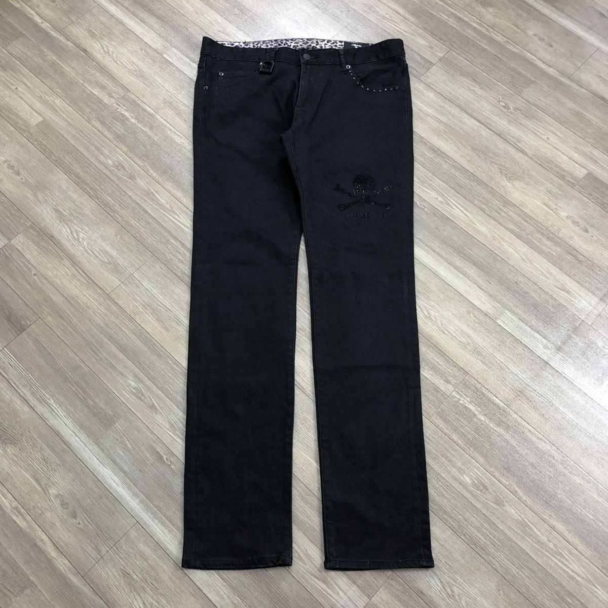 パンツ 00s semantic design coating black denim AA21FE63-B591-405A-9738-