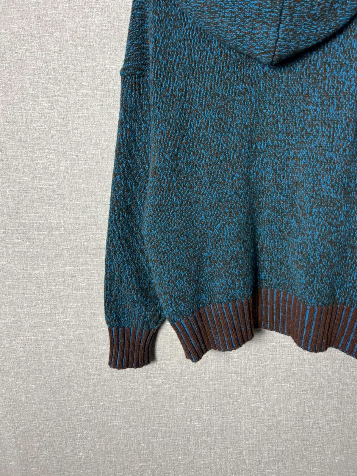 Marni × Uniqlo MARNI X UNIQLO Bi-Color Oversized Knitted Zip Hoodie Size S Size US S / EU 44-46 / 1 - 10 Thumbnail