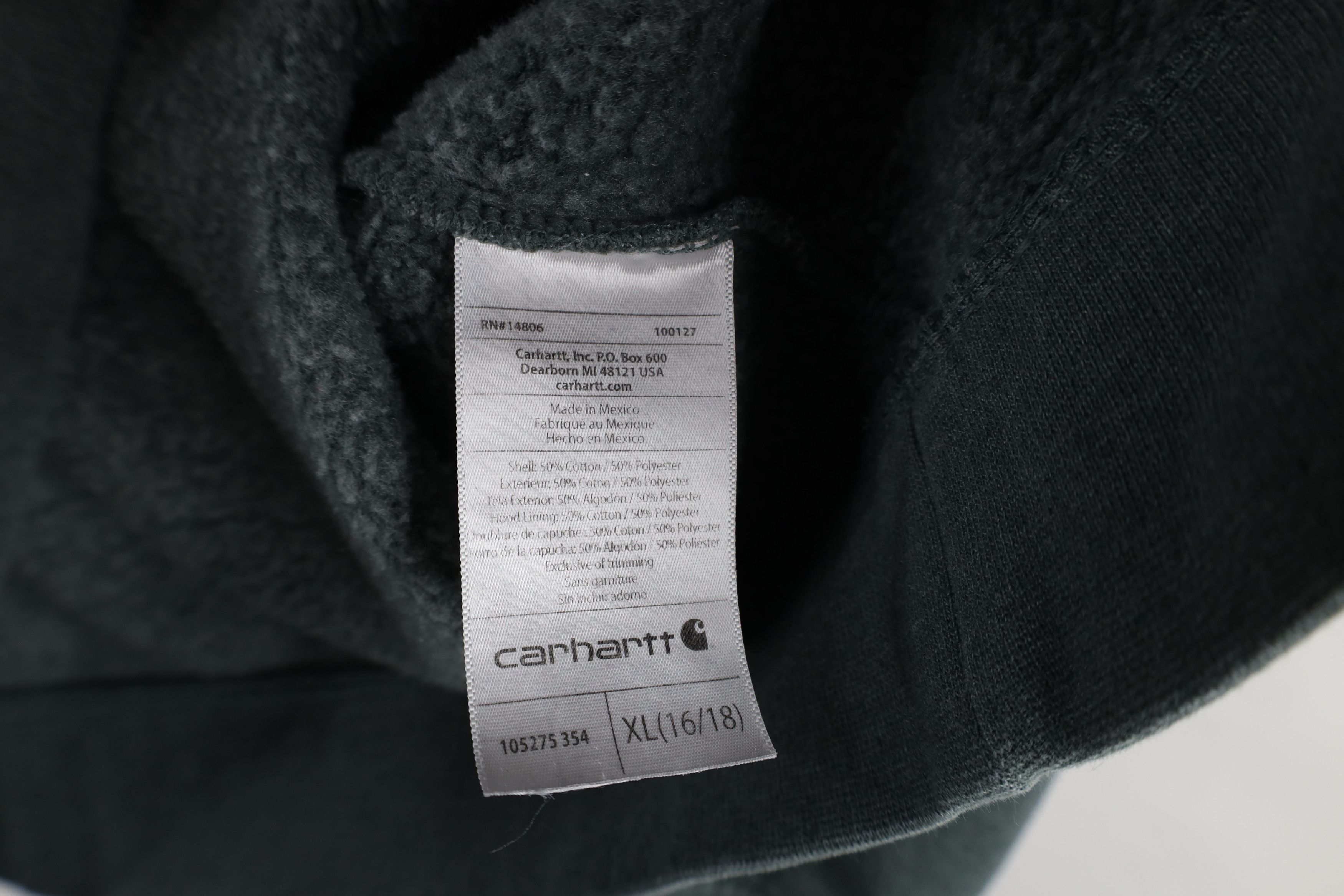 Carhartt × Vintage Vintage Y2K Carhartt Relaxed Fit Script Spell Out Hoodie Size XL / US 12-14 / IT 48-50 - 10 Thumbnail