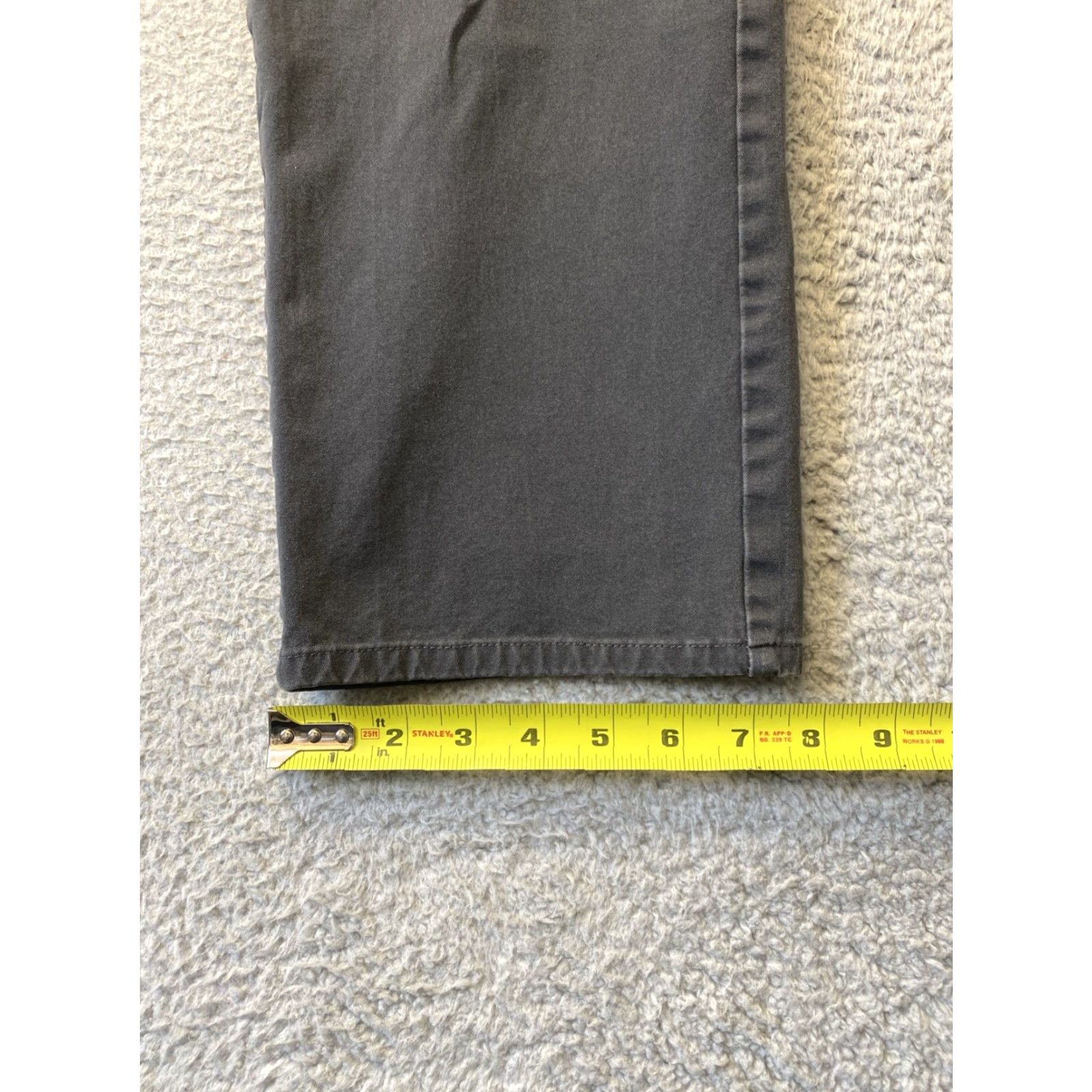 Bonobos BONOBOS Slim Taper Chino Pants Men 40 Regular Inseam 34 Dark Gray Cotton Blend Zip Front Mid Rise Men’s Slim Tapered Pants 40 Mens Gray 158-3 Size US 40 / EU 56 - 5 Thumbnail