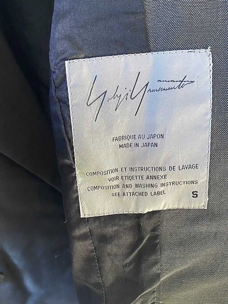 Yohji Yamamoto Yohji Yamamoto size s 96ss archive silk blazer Size 36S - 5 Thumbnail