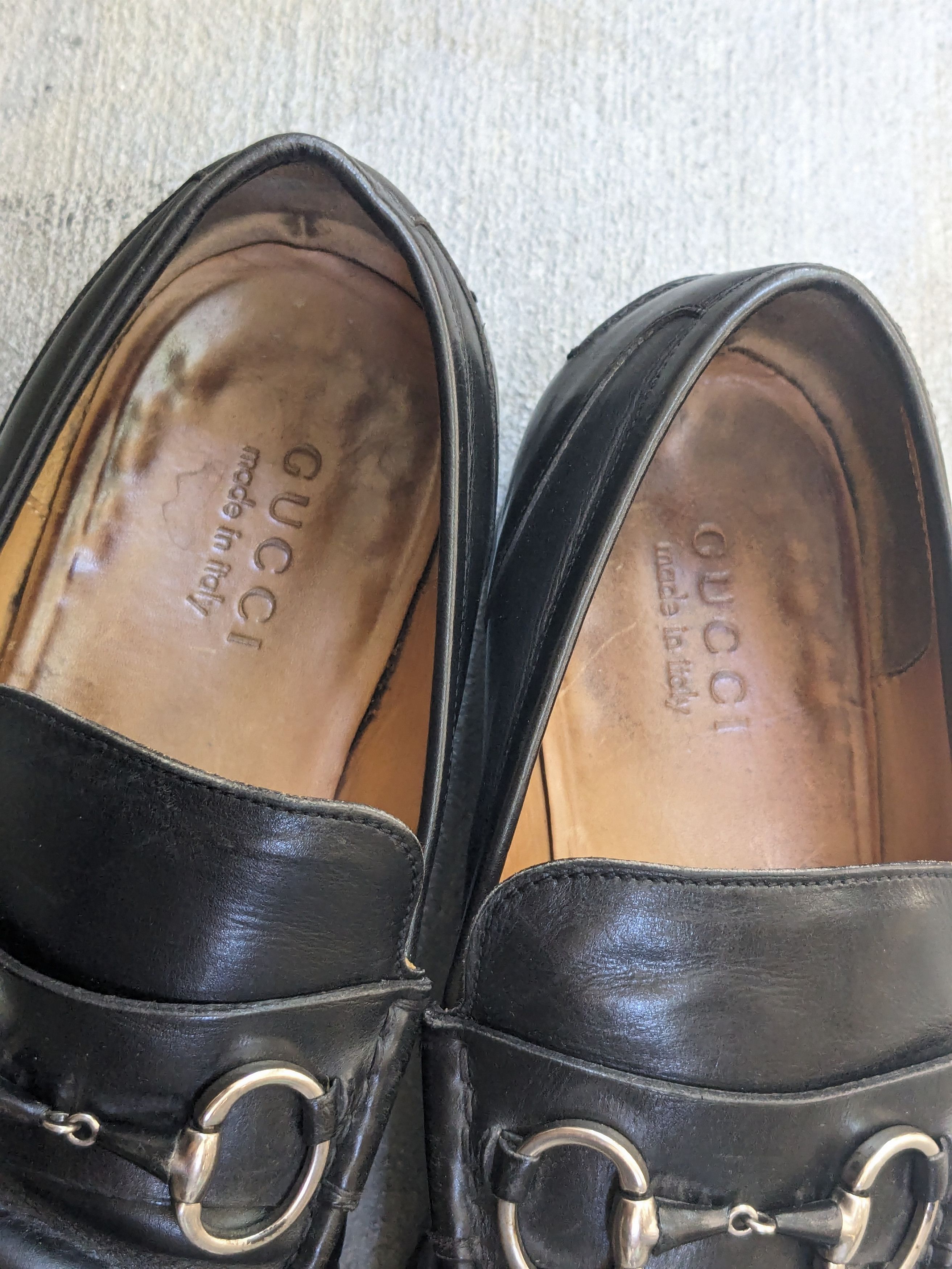 Gucci × Vintage Gucci Horsebit Loafers Black 10 Slip Ons Buckle Size US 10 / EU 43 - 9 Thumbnail