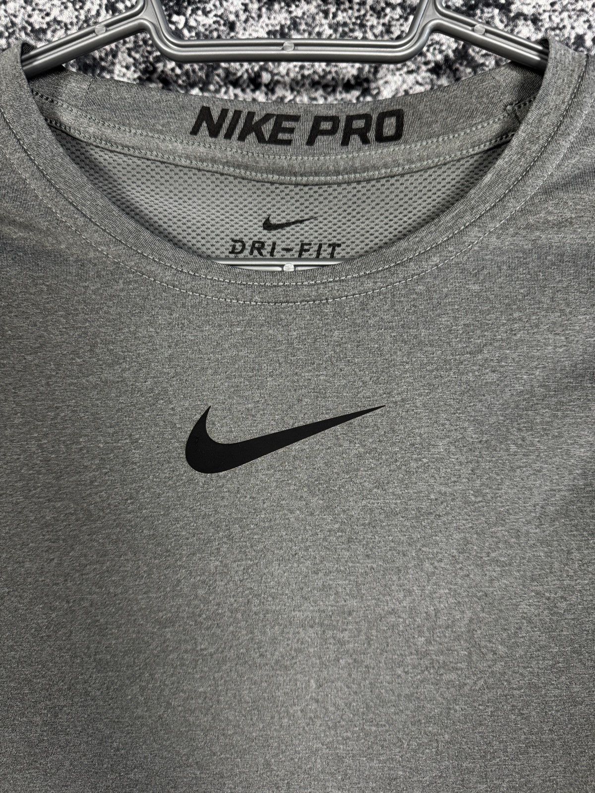 Nike Nike Pro Compression Long Sleeve T-Shirt Fitness Top Gray XL Size US XL / EU 56 / 4 - 6 Thumbnail