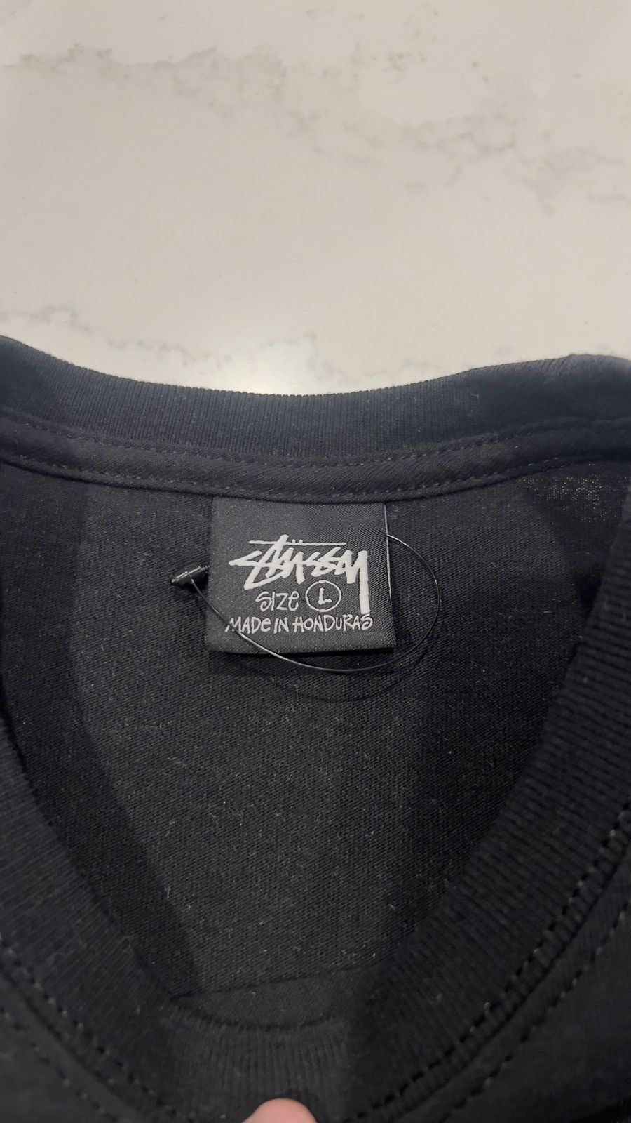 Other × Stussy Stussy sport black t shirt with white and blue letters Size US L / EU 52-54 / 3 - 2 Thumbnail