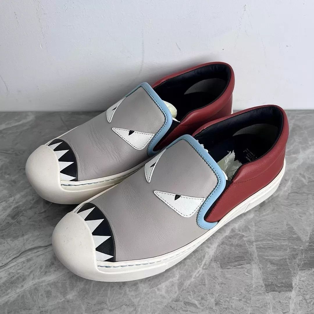 Fendi FENDI Bag Bugs slip-on sneaker women's 35 Size US 4.5 / IT 34.5 - 1 Thumbnail
