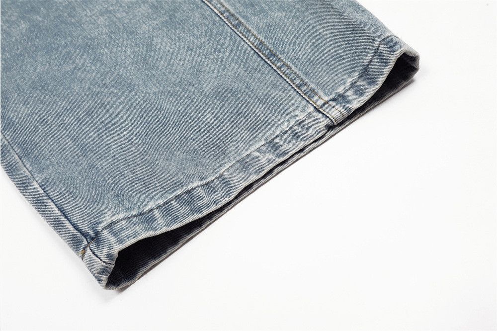 Japanese Brand × Jean Men's Workwear Punk Distressed Washed Machete Jeans Size US 34 / EU 50 - 6 Thumbnail