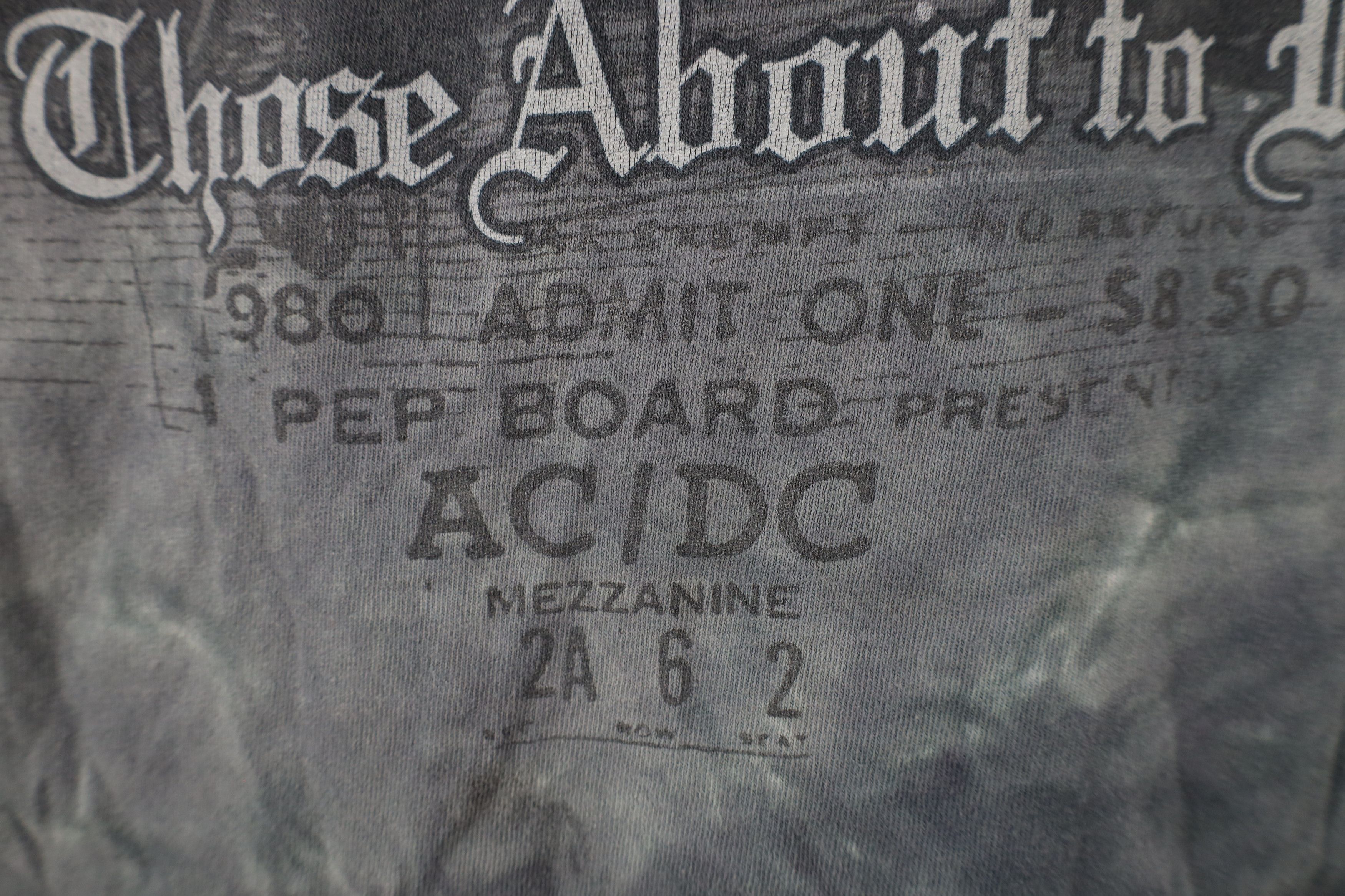 Liquid Blue × Vintage Y2K Liquid Blue For Those About To Rock ACDC Band T-Shirt Size US M / EU 48-50 / 2 - 5 Thumbnail