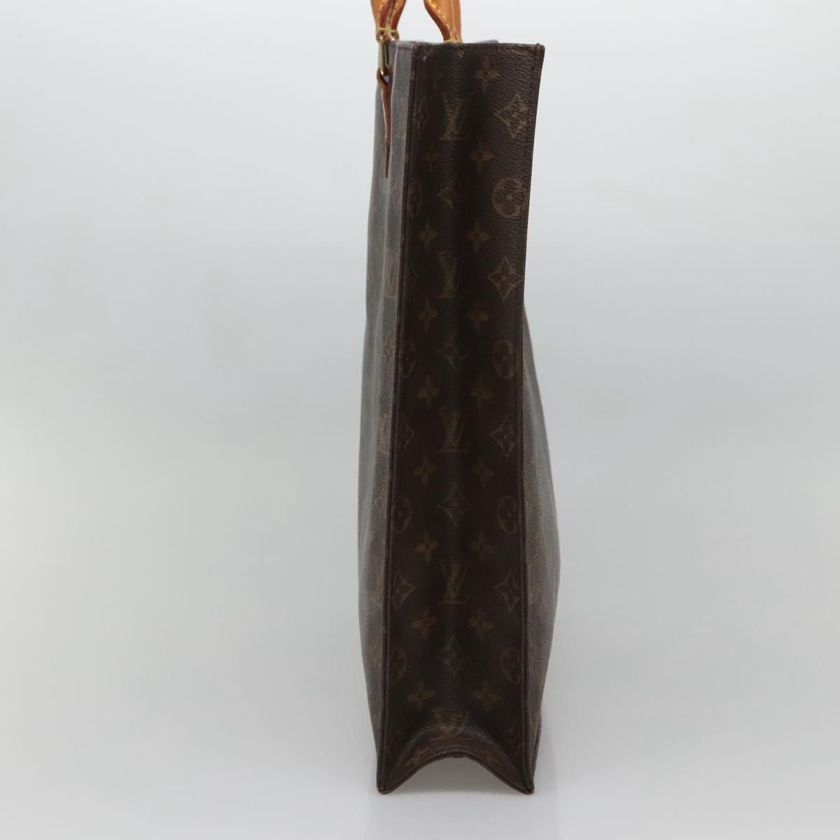 Louis Vuitton LOUIS VUITTON Monogram Sac Plat Hand Bag M51140 Size ONE SIZE - 3 Thumbnail