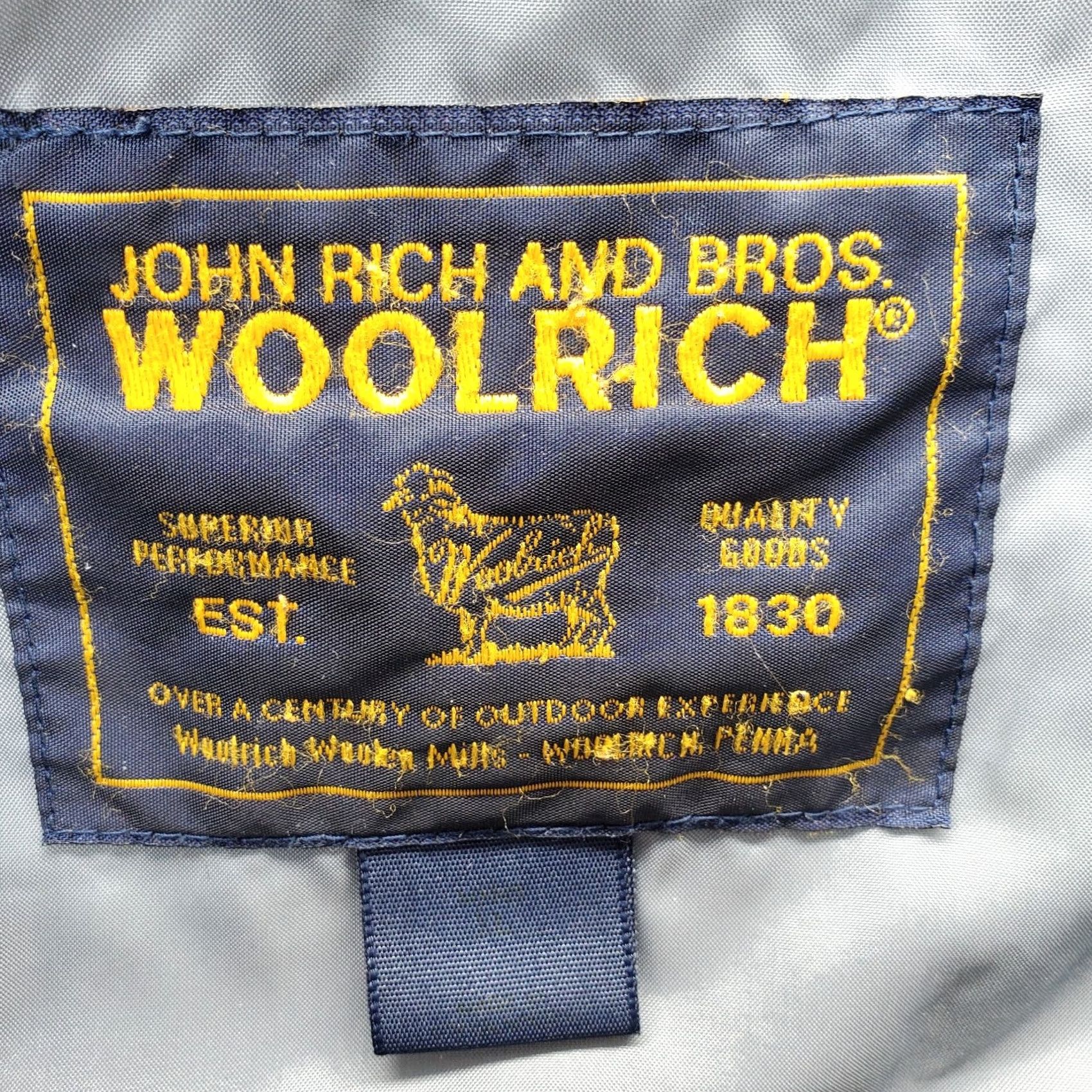 Vintage Vintage Woolrich Mens 2X Brown Zip Up Windbreaker Jacket Shirt Size US XXL / EU 58 / 5 - 7 Thumbnail
