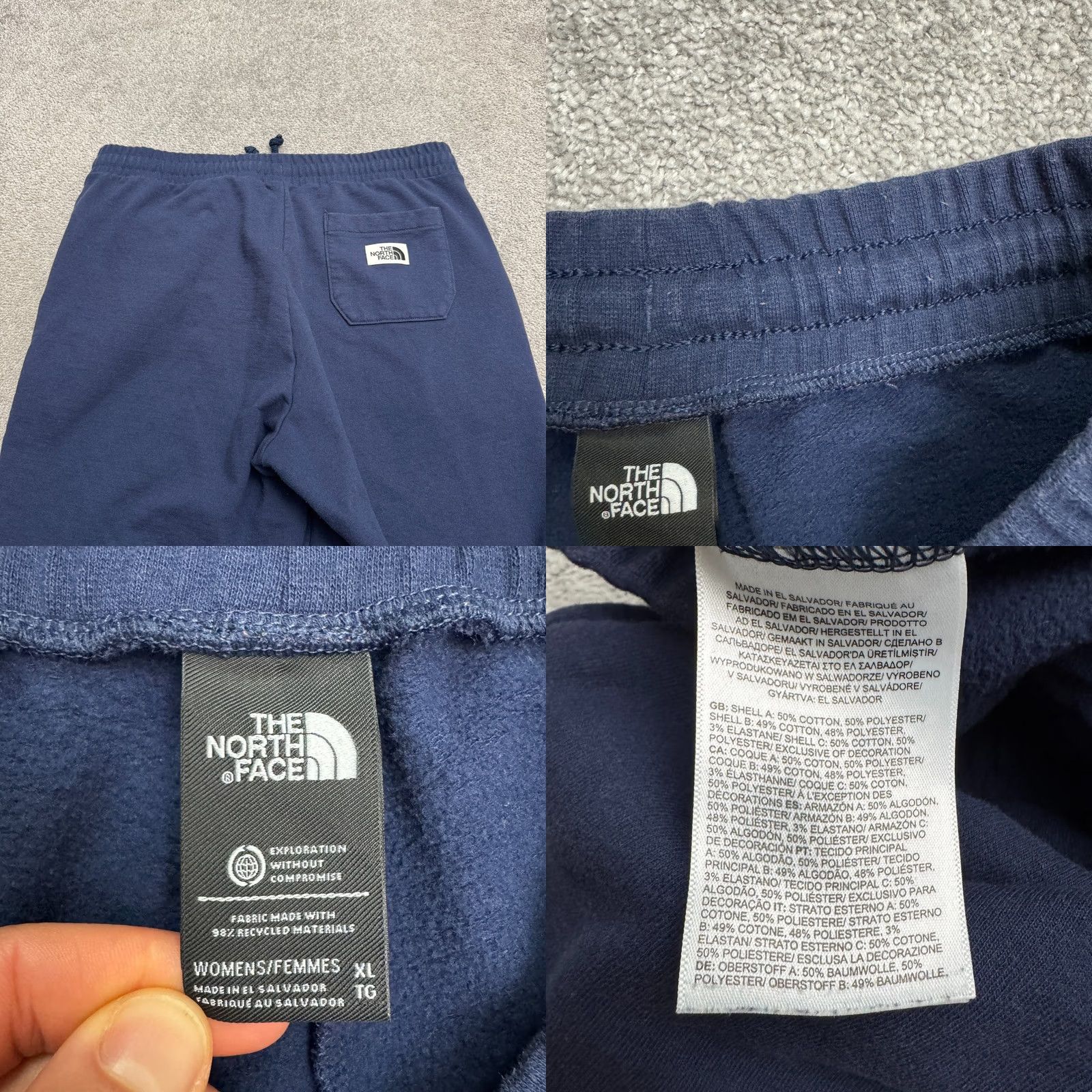 The North Face The North Face Jogger Sweatpants Womens XL Navy Blue Fleece Casual Activewear Size 40" / US 18 - 8 Thumbnail