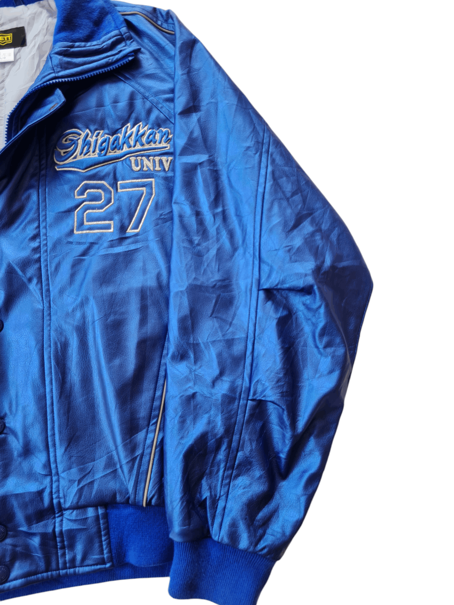 Vintage Vintage Zett Baseball Bomber Leather Jacket Size US L / EU 52-54 / 3 - 5 Thumbnail