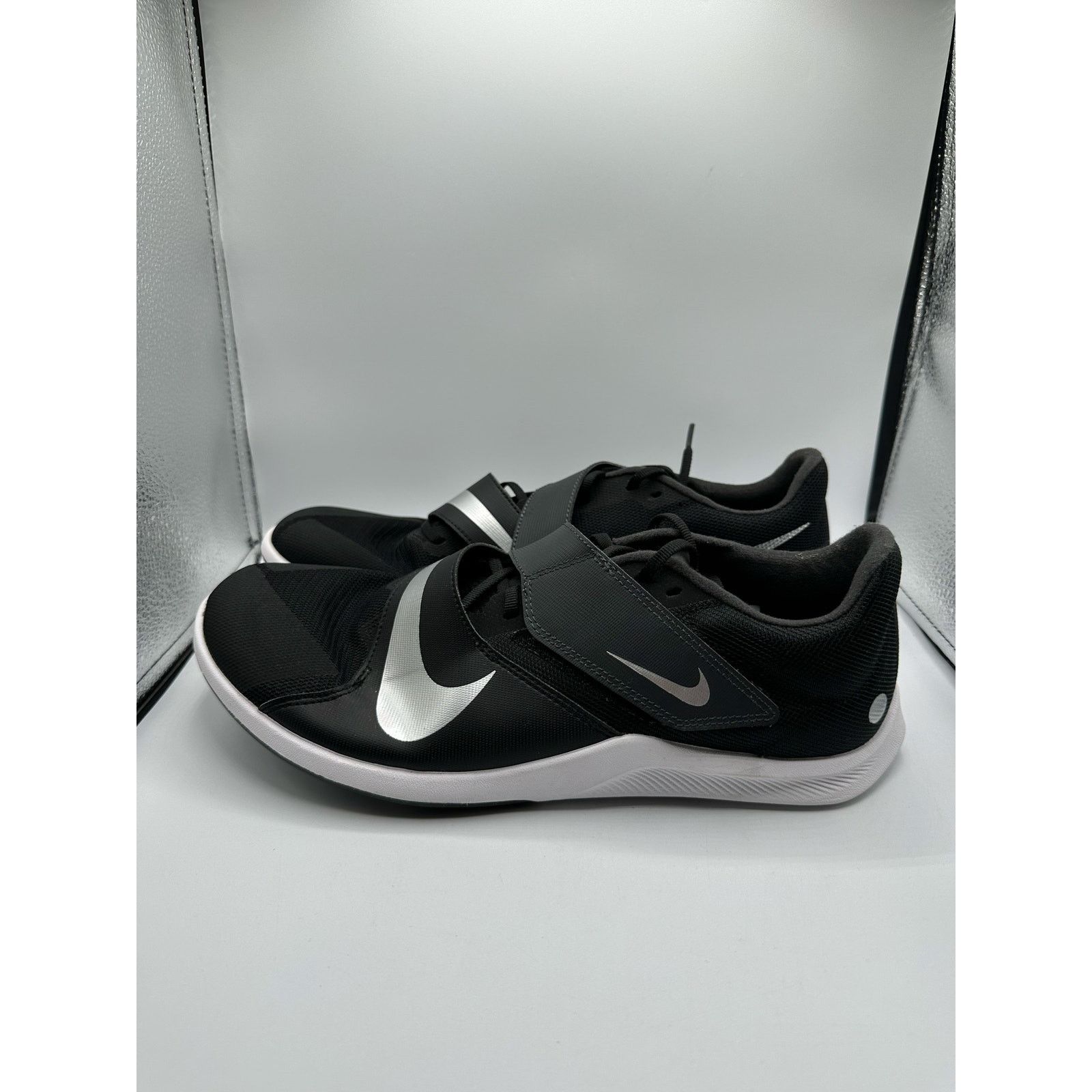 Nike Nike Zoom Rival Track Cleat “Black Metallic Silver” size 12 Size US 12 / EU 45 - 3 Thumbnail