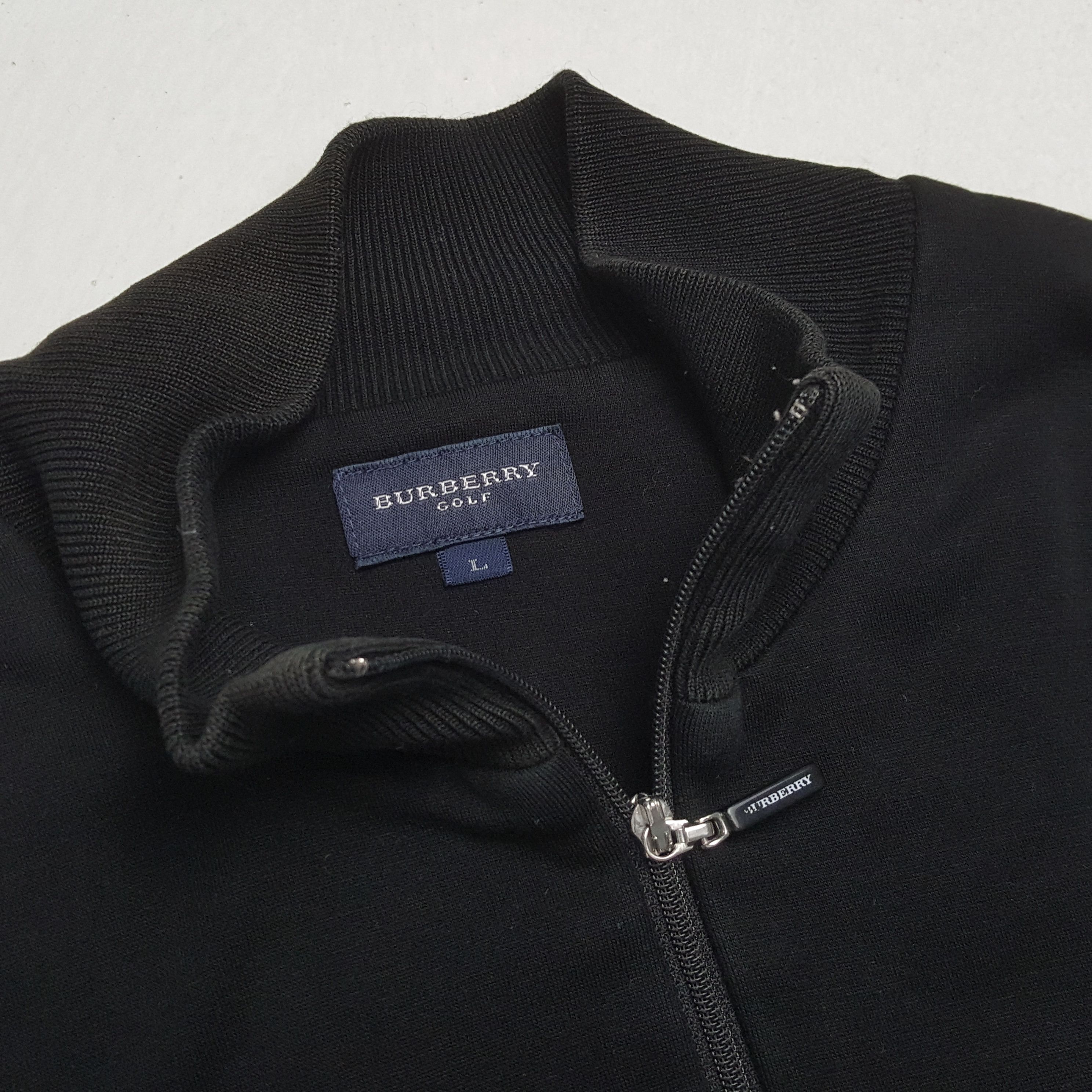 Burberry × Vintage BURBERRY GOLF Fashion Custom Art Half Zipper Sweatshirt Size US M / EU 48-50 / 2 - 11 Thumbnail