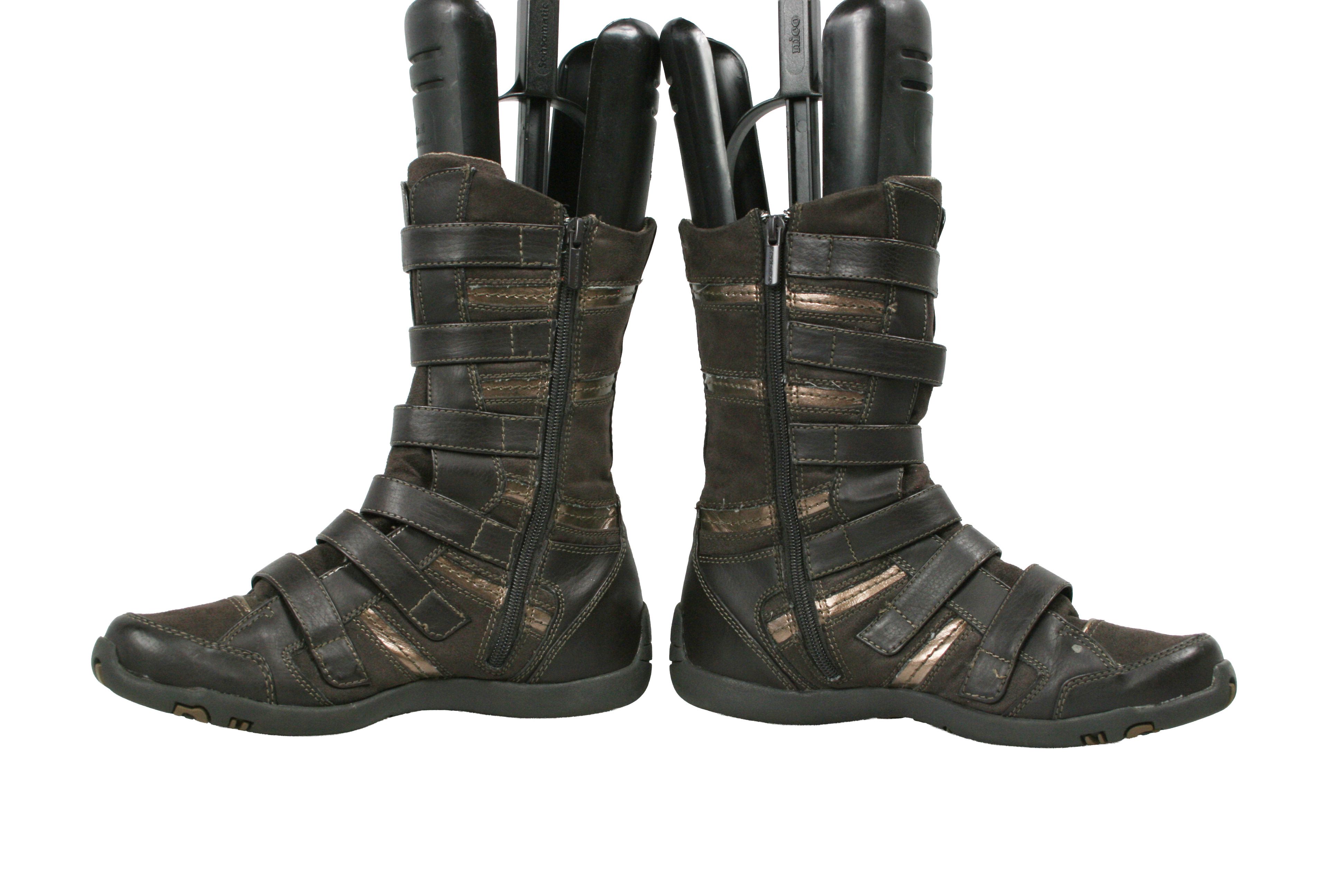 Mustang 00S Multistraps Y2K Biker Boots Vintage Size US 10 / IT 40 - 10 Thumbnail
