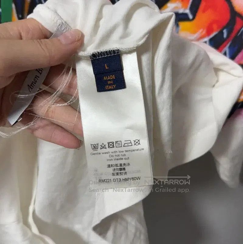 Louis Vuitton Louis Vuitton White Cotton Men's T-Shirt . Size US L / EU 52-54 / 3 - 5 Thumbnail