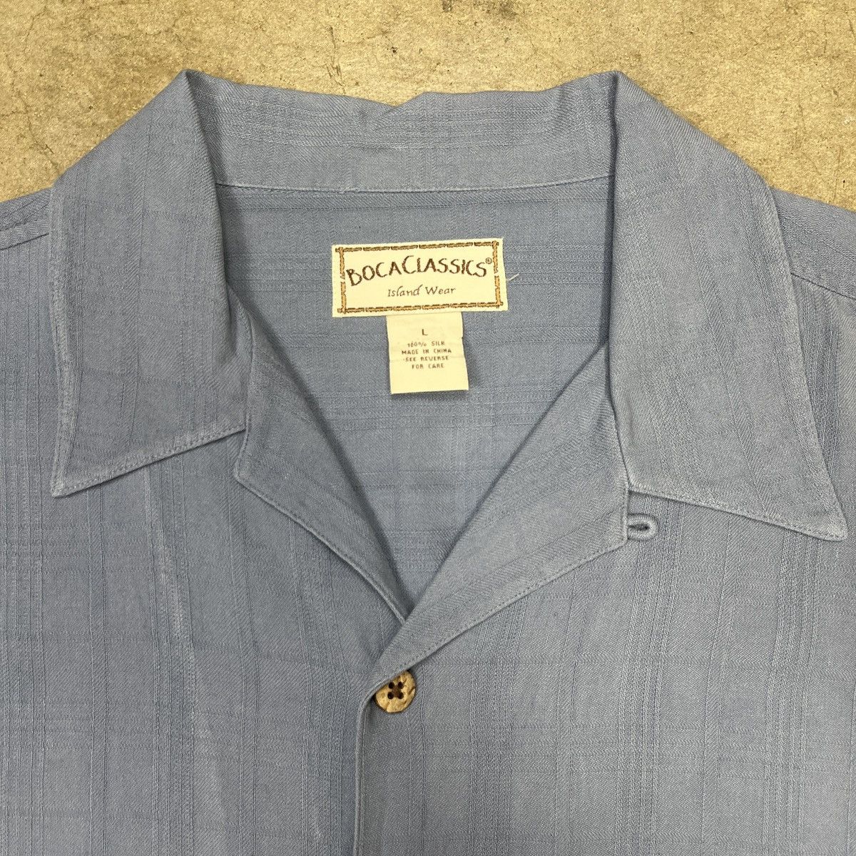 Vintage Vintage Silk Camp Collar Short Sleeve Button Shirt Old Money Size US L / EU 52-54 / 3 - 2 Thumbnail