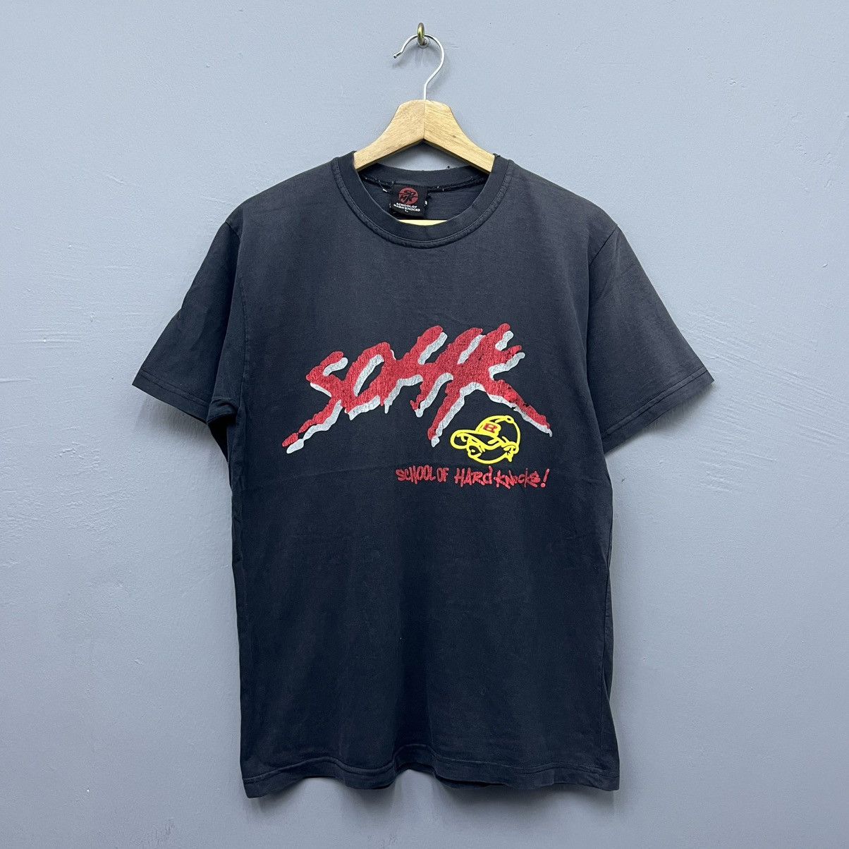 Vintage Vintage 90's SCHOOL OF HARD KNOCKS Dj Bolo Hip-Hop Sohk
