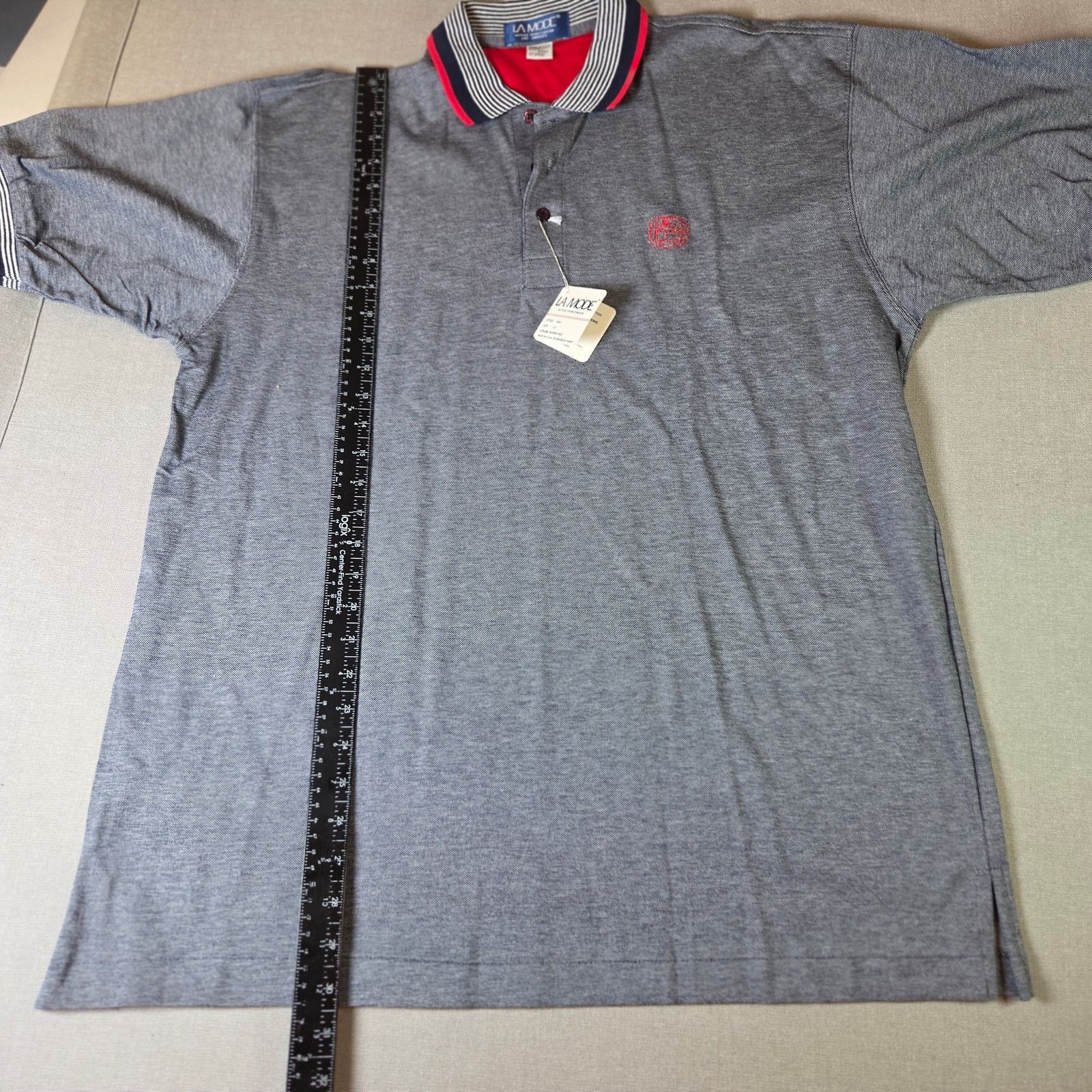 Vintage Vintage La Mode USA Made Polo Shirt Mens L NWT Size US L / EU 52-54 / 3 - 8 Thumbnail