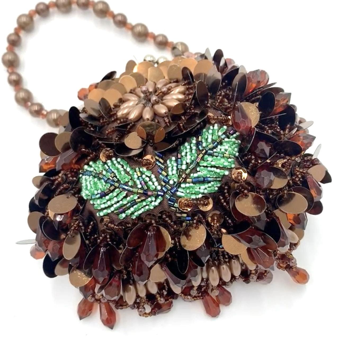 Vintage Y2k 00s Vintage Whimsygoth Beaded Mini Kisslock Handbag Size ONE SIZE - 5 Thumbnail