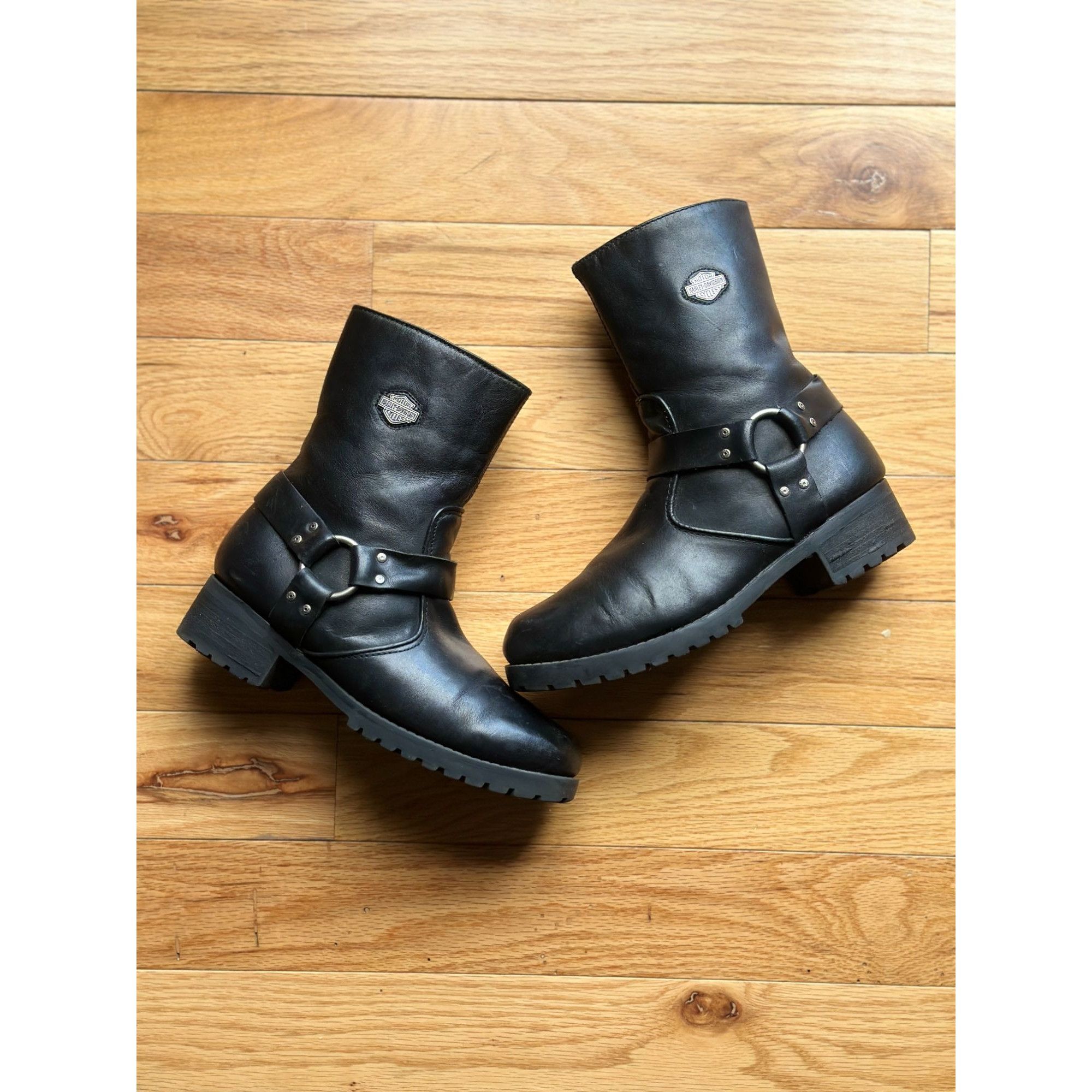 Harley Davidson WOMEN'S HOWELL 7" HARNESS WATERPROOF RIDING BOOTS 9.5 WOMENS Size US 9.5 / EU 42-43 - 1 Thumbnail