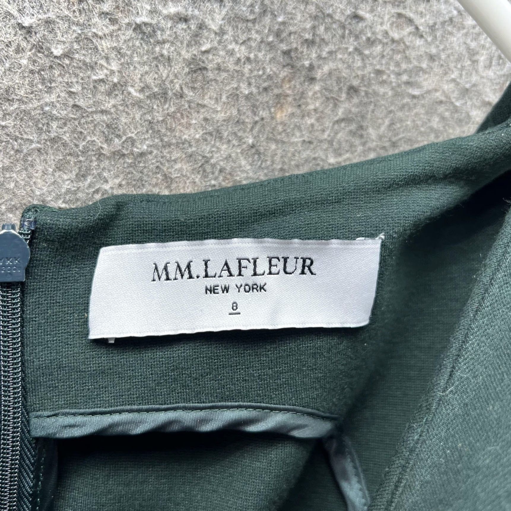M.M.LaFleur MM.LaFleur Dress Womens 8 Green Sleeveless Boat Neck Sheath Knee Length Office Women Size M / US 6-8 / IT 42-44 - 2 Thumbnail