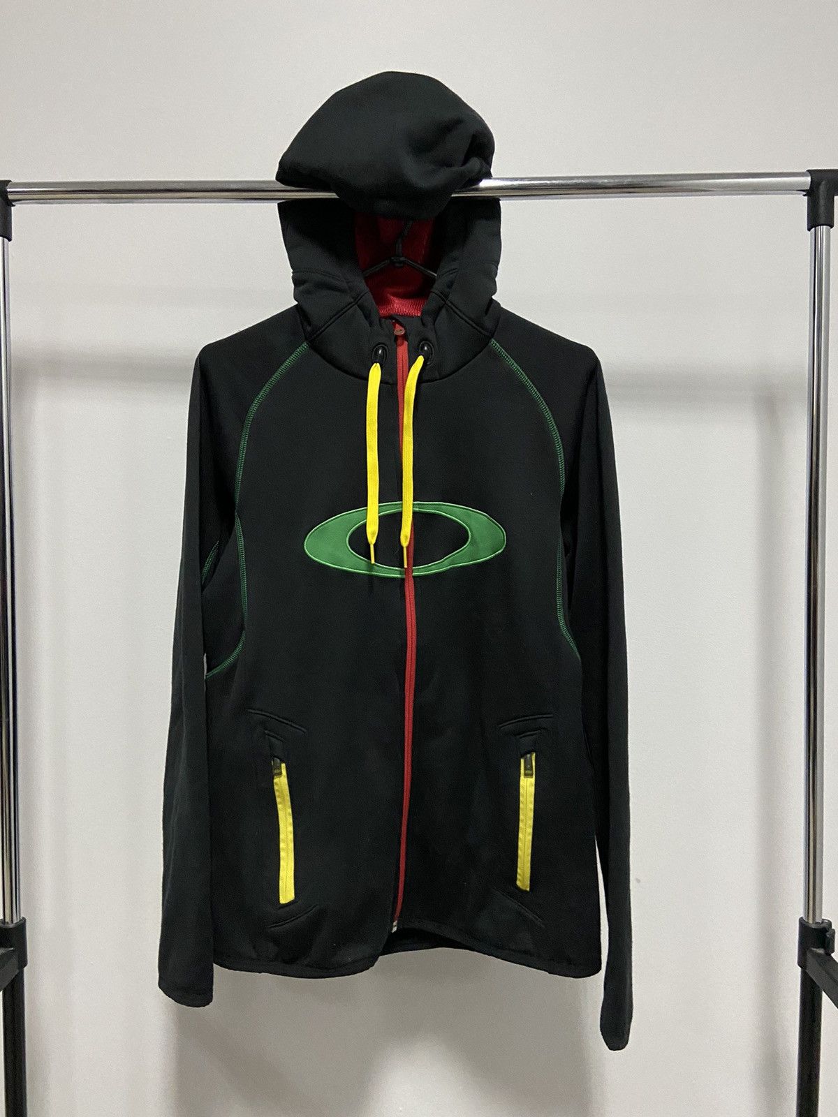 Oakley × Vintage Oakley Vintage zip Hoodie big Logo skate Size US S / EU 44-46 / 1 - 1 Thumbnail