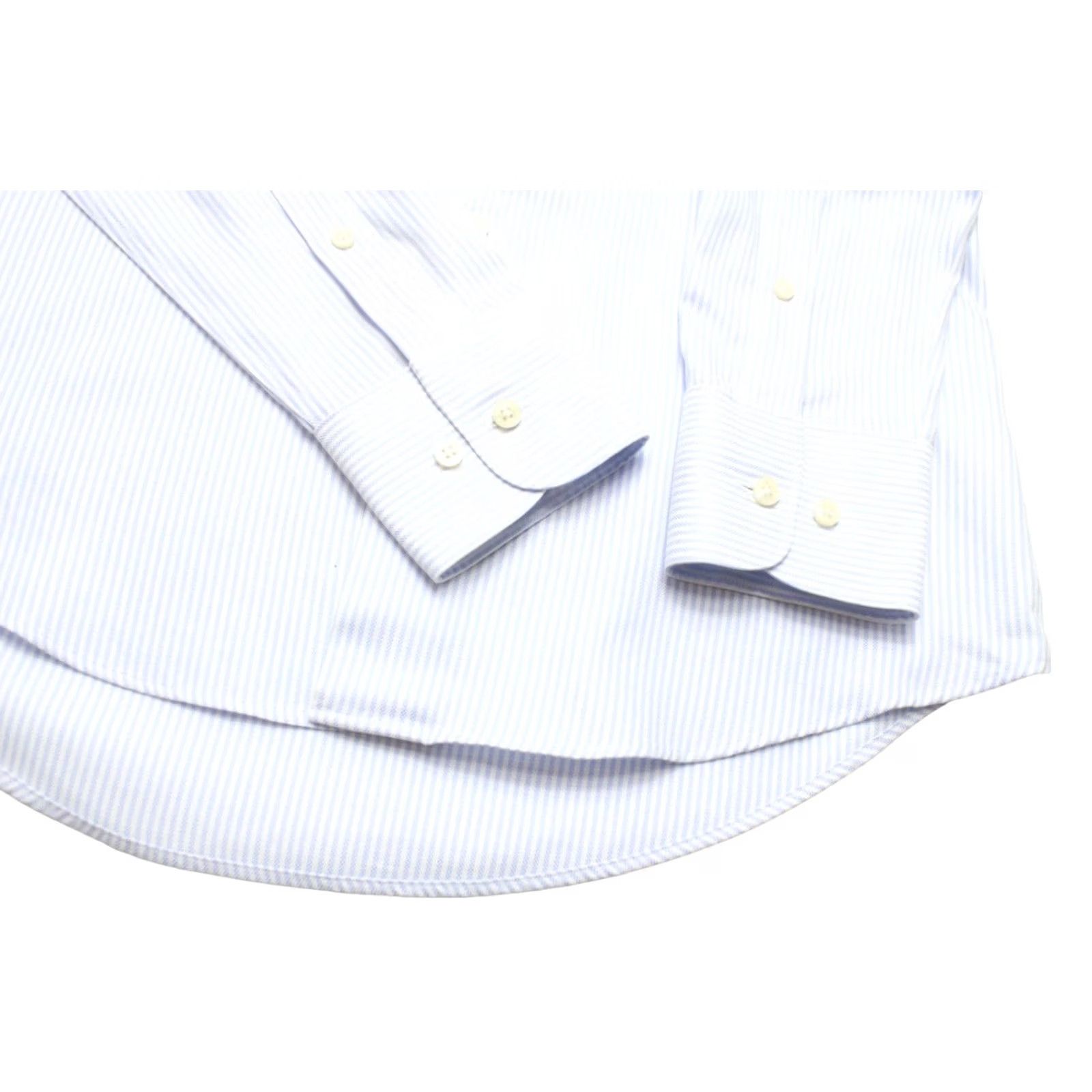 Suitsupply Suitsupply Formal Shirt Men Cutaway Pinstriped Extra Slim Fit 38 / 15 White Dress Shirt Size 38R - 7 Thumbnail