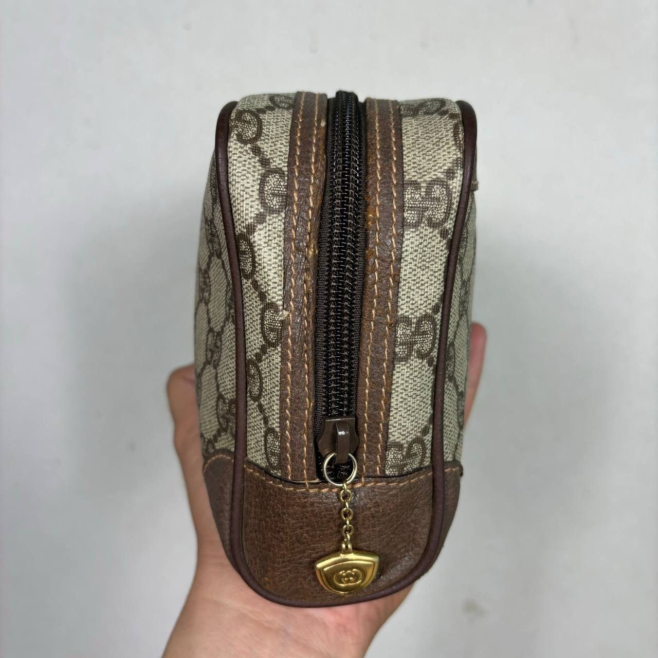 Gucci GUCCI GG PLUS SECOND CLUTCH BAG LEATHER ITALY BEIGE Size ONE SIZE - 6 Thumbnail