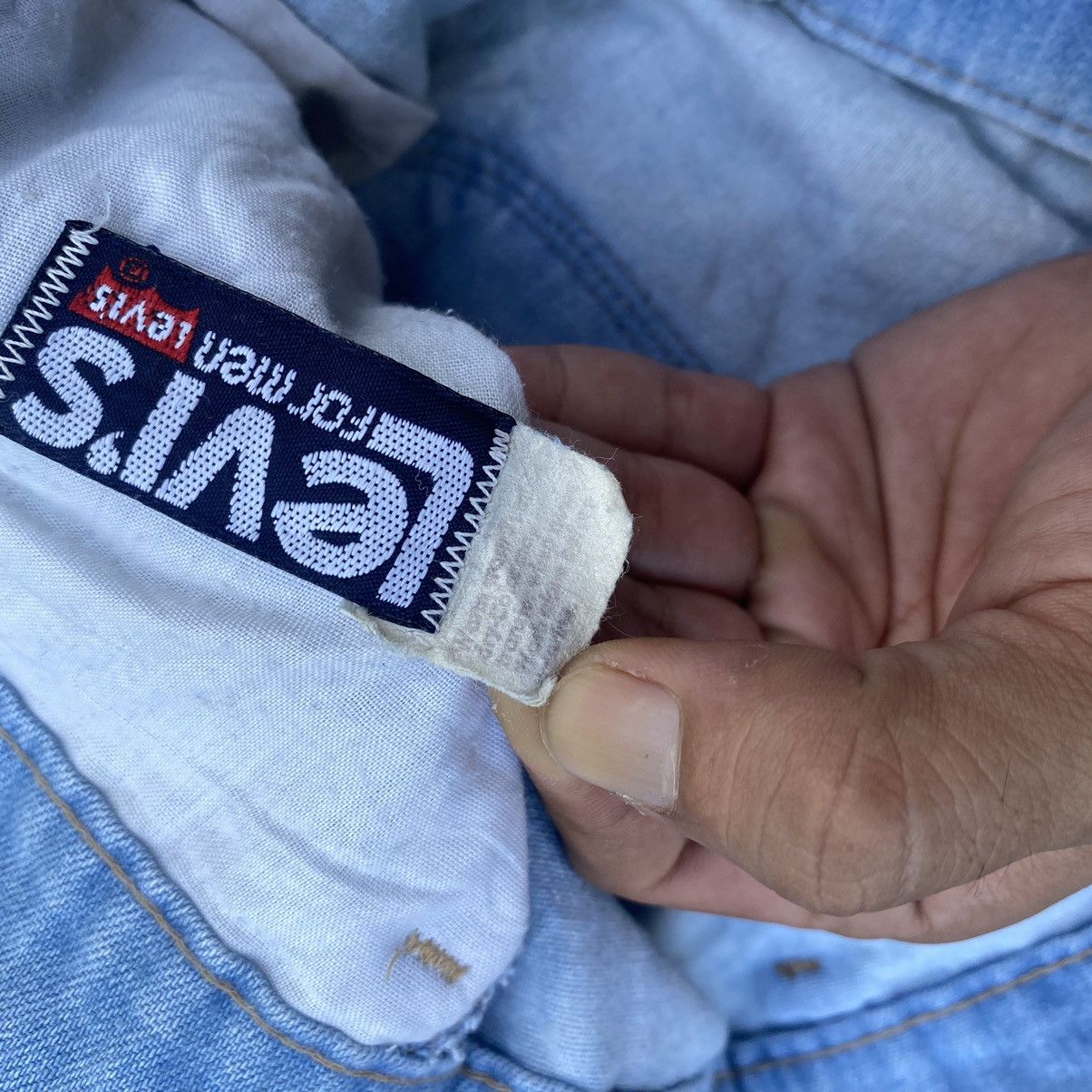 Levi's × Vintage Vintage Levis San Francisco Orange Tag Flare Denim Jeans Size US 34 / EU 50 - 10 Thumbnail