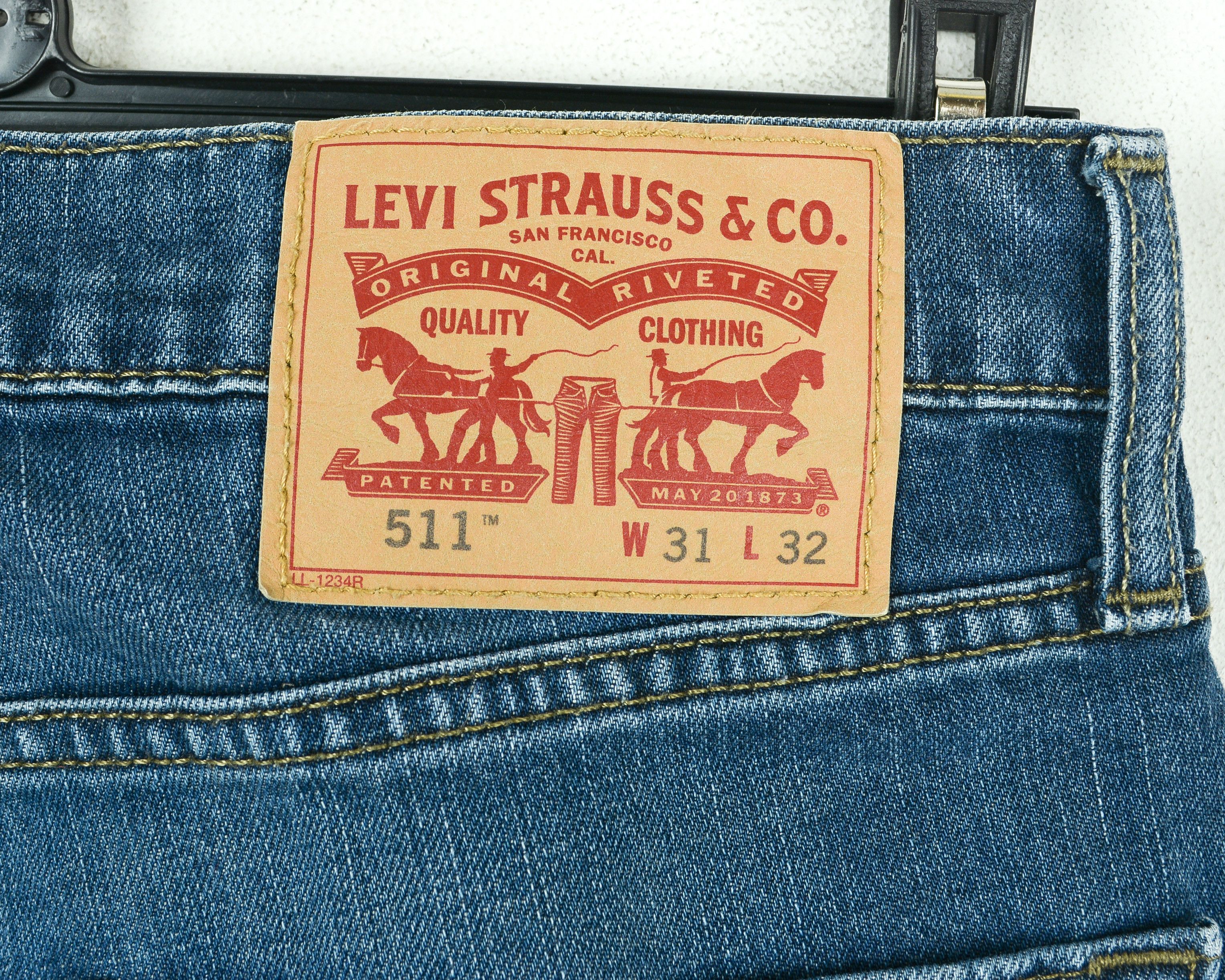 Levi's 511 Vintage W31 L32 Slim Fit Straight Jeans Denim Pants y2k Size US 31 - 5 Thumbnail