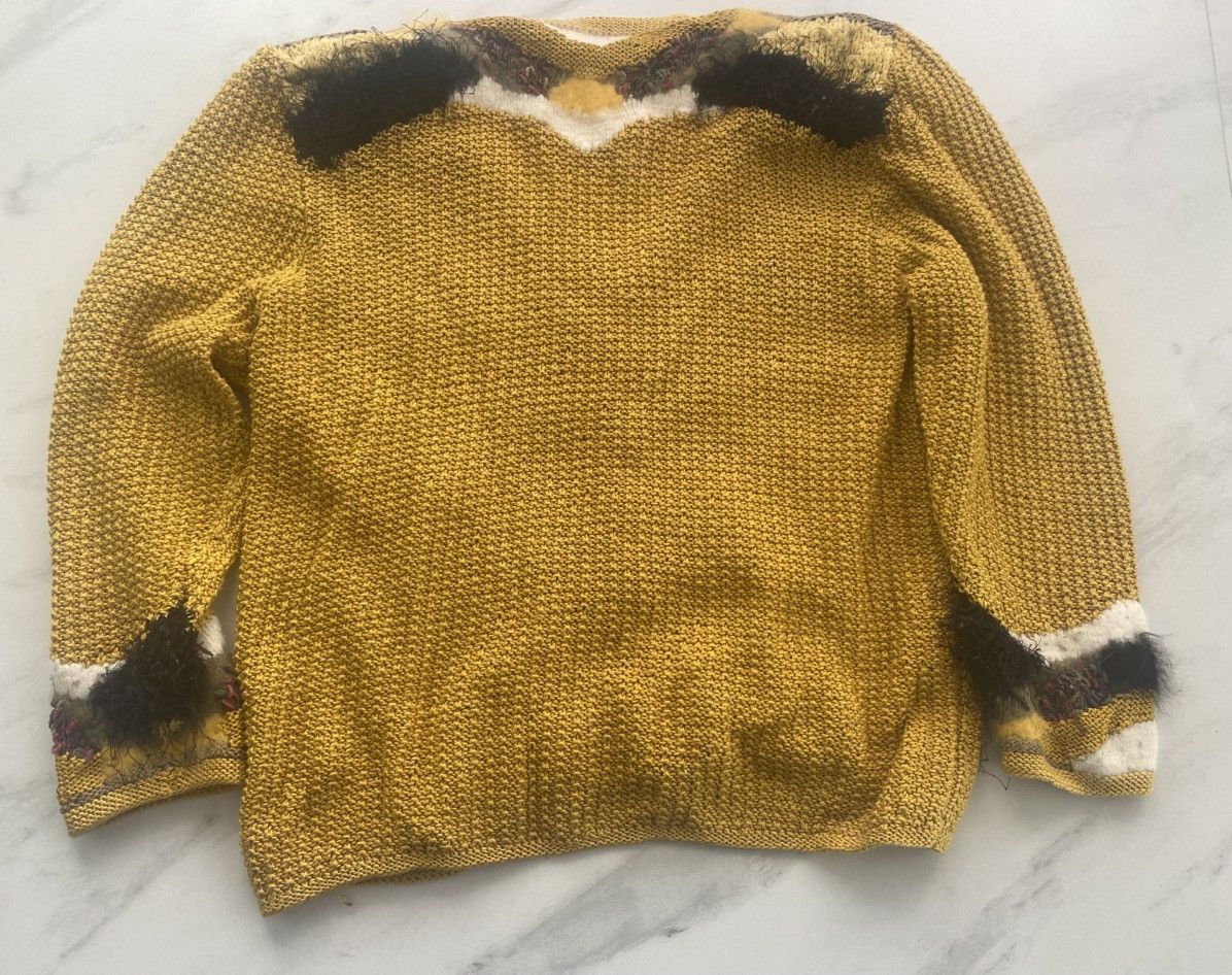 Aran Isles Knitwear × Vintage Coloured cable knitted sweater v neck cardigan Size M / US 6-8 / IT 42-44 - 9 Thumbnail