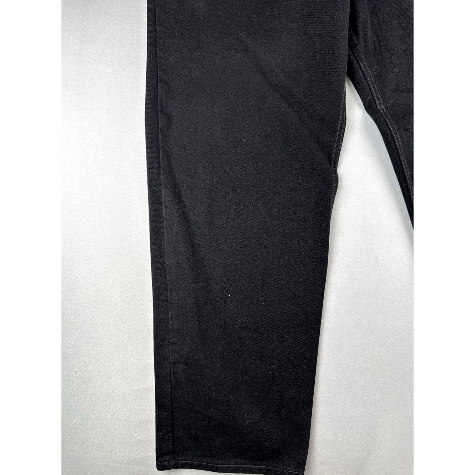 Levi's VINTAGE Levi’s 550 Black Denim Jeans Relaxed Fit 42x30 USA Made 90s Grunge Mens Size US 42 / EU 58 - 3 Thumbnail