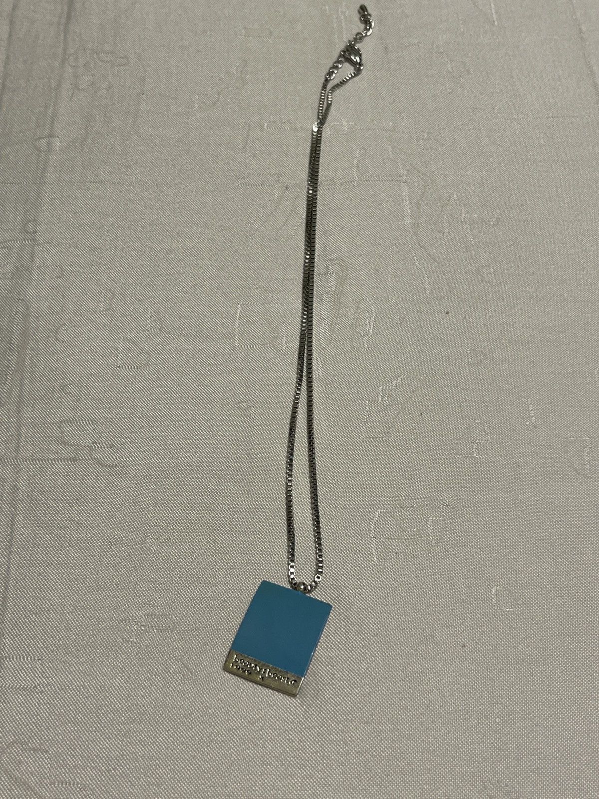 image of Beauty Beast Beauty:beast 1999 Necklace in Blue, Men's