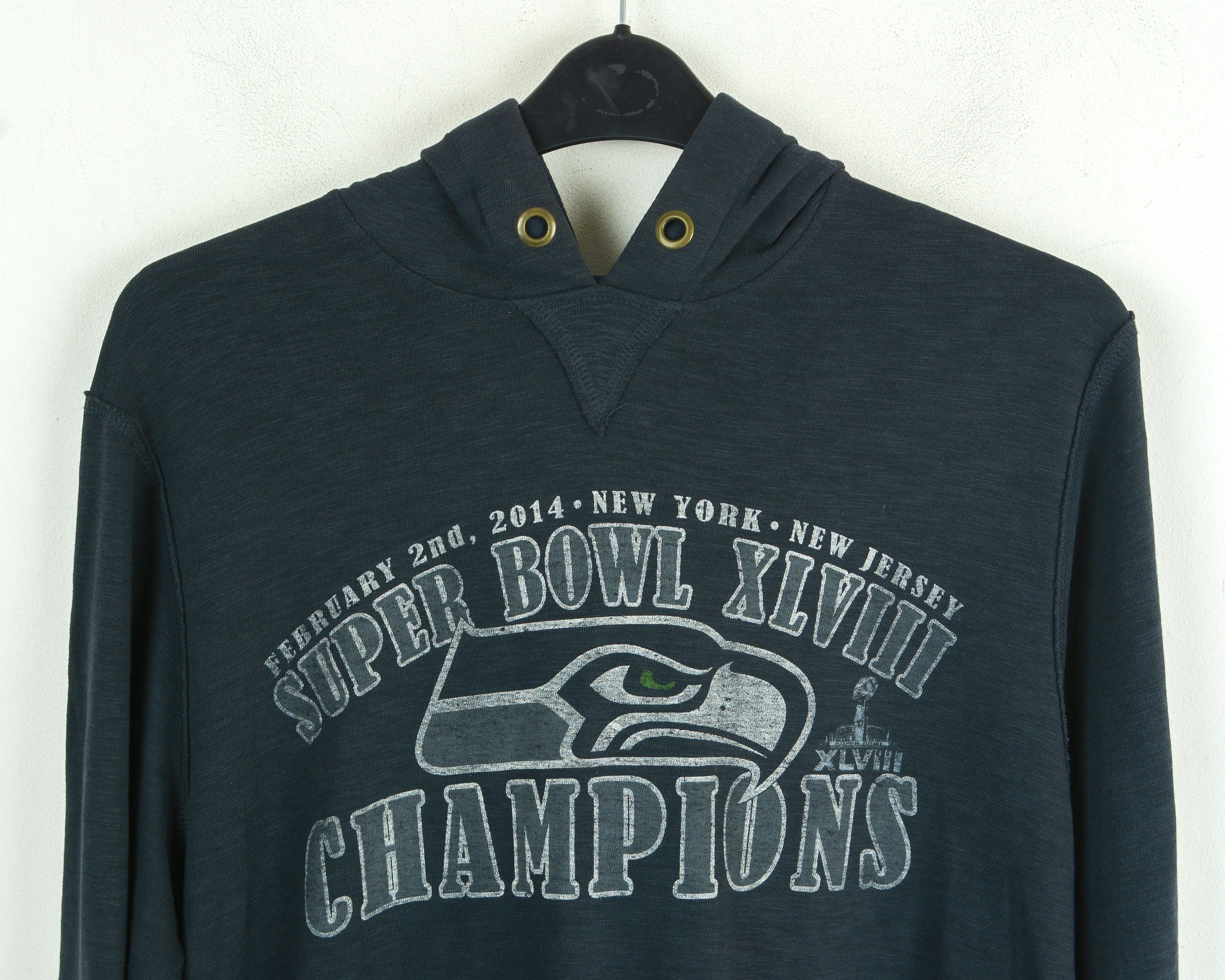 NFL SEATLLE SEAHAWKS hoodie M 2014 Superbowl Champions NFL Size US M / EU 48-50 / 2 - 2 Thumbnail
