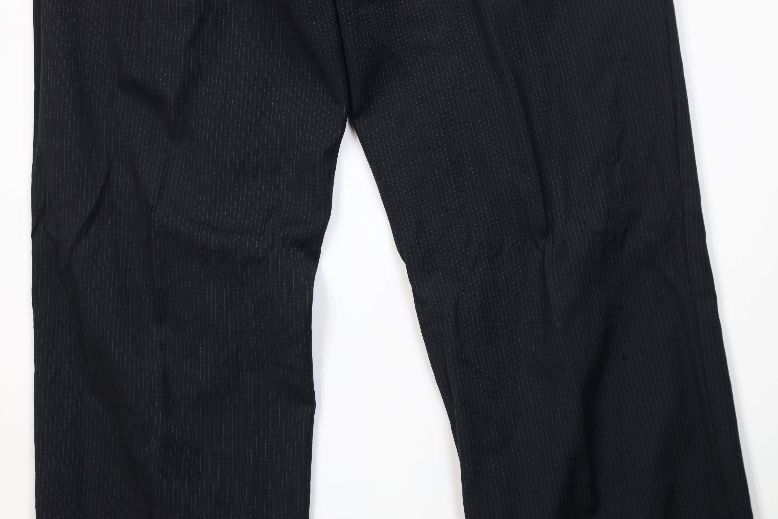 Vintage Vintage 90s Streetwear Pinstriped Wide Leg Chino Pants Size US 34 / EU 50 - 14 Thumbnail