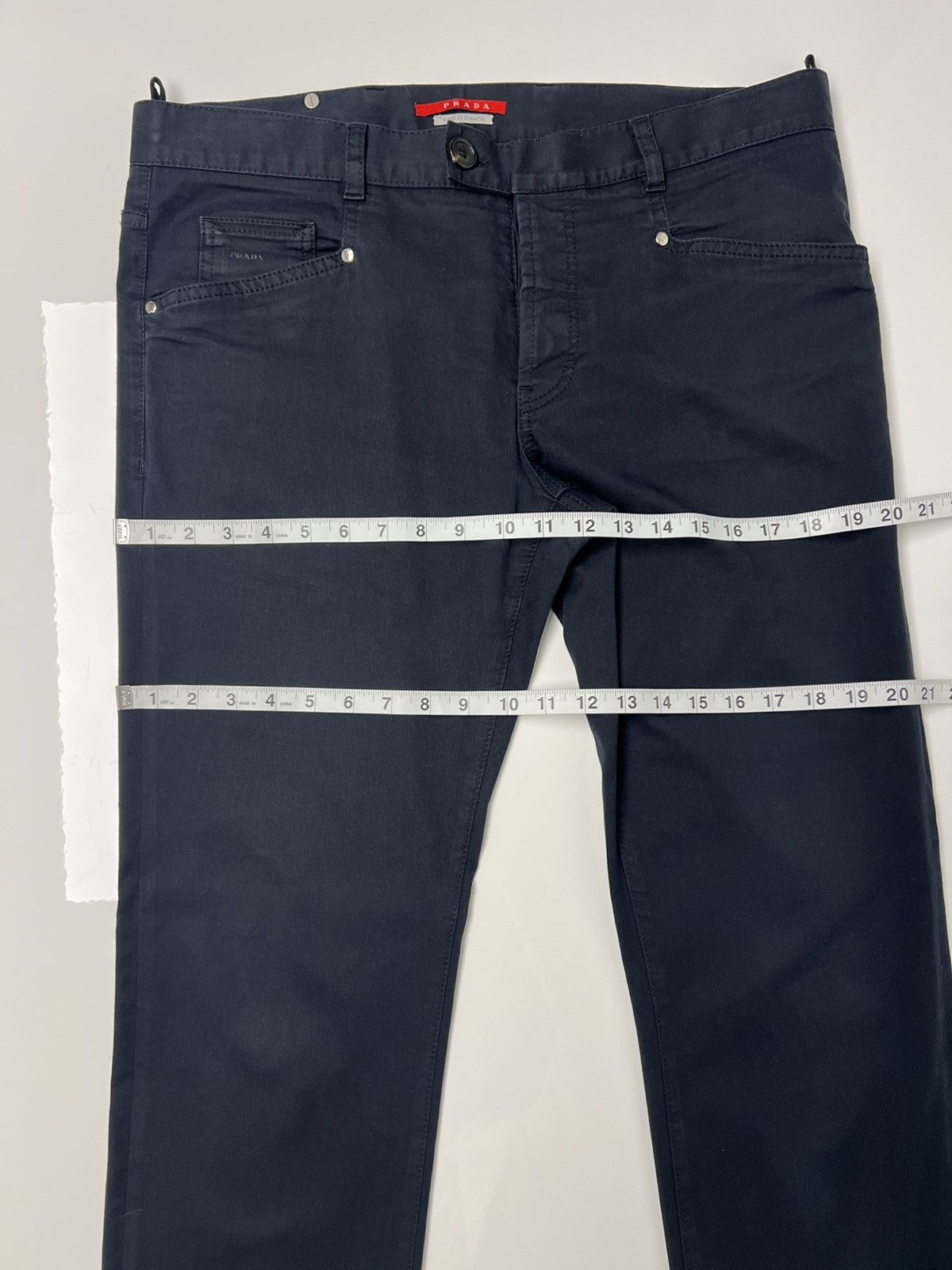 Prada PRADA LINEA ROSSA COTTON BLEND FLARE LEG CASUAL PANTS Size US 36 / EU 52 - 20 Thumbnail