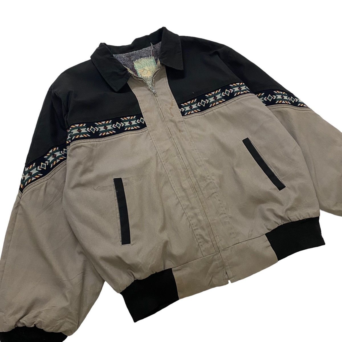 Vintage ⚡️Vintage Canyon Guide wool blanket zipper jacket Size US L / EU 52-54 / 3 - 6 Thumbnail