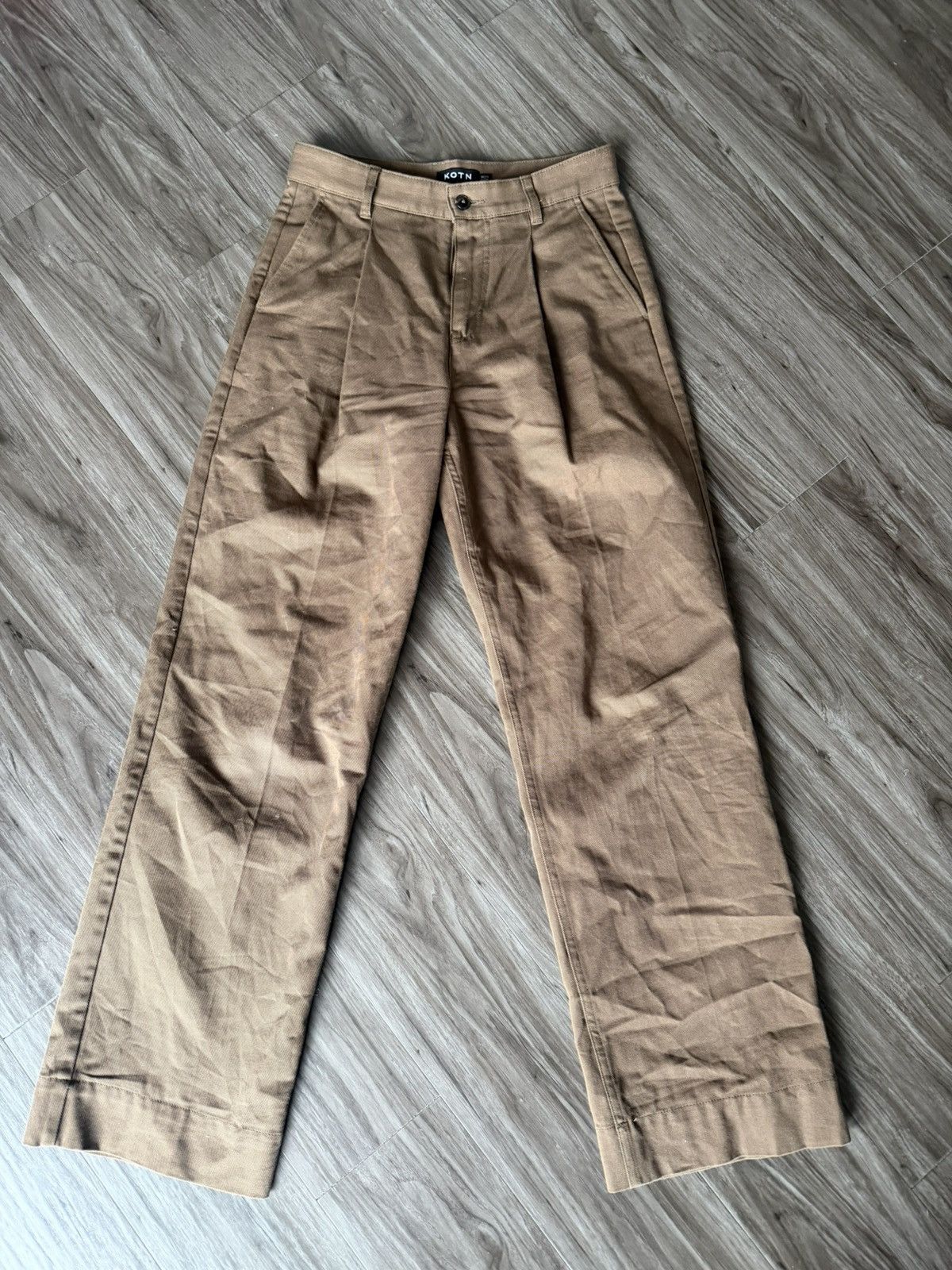 Kotn Kotn Men’s Nilus Trouser Pant in Walnut Size US 29 - 2 Thumbnail