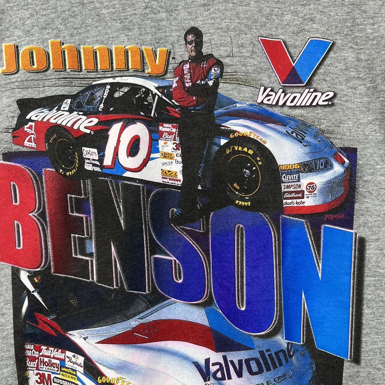 NASCAR × Vintage Johnny Benson Valvoline Racing Graphic T-Shirt Size US XL / EU 56 / 4 - 3 Thumbnail