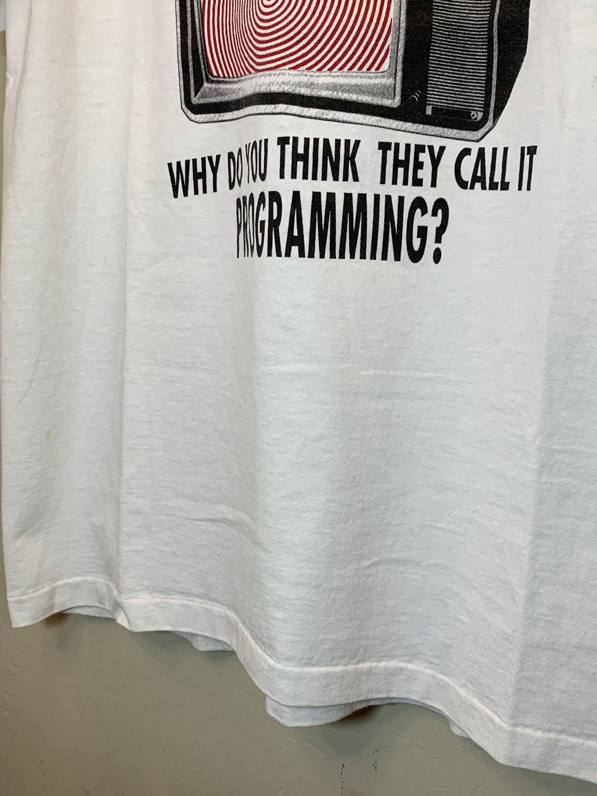 Vintage RARE Vintage Why Do You Think They Call It Programming Shirt Size US L / EU 52-54 / 3 - 3 Thumbnail